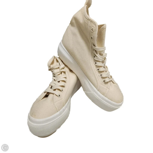 Shoes Athletic By Superga In Cream, Size: 8