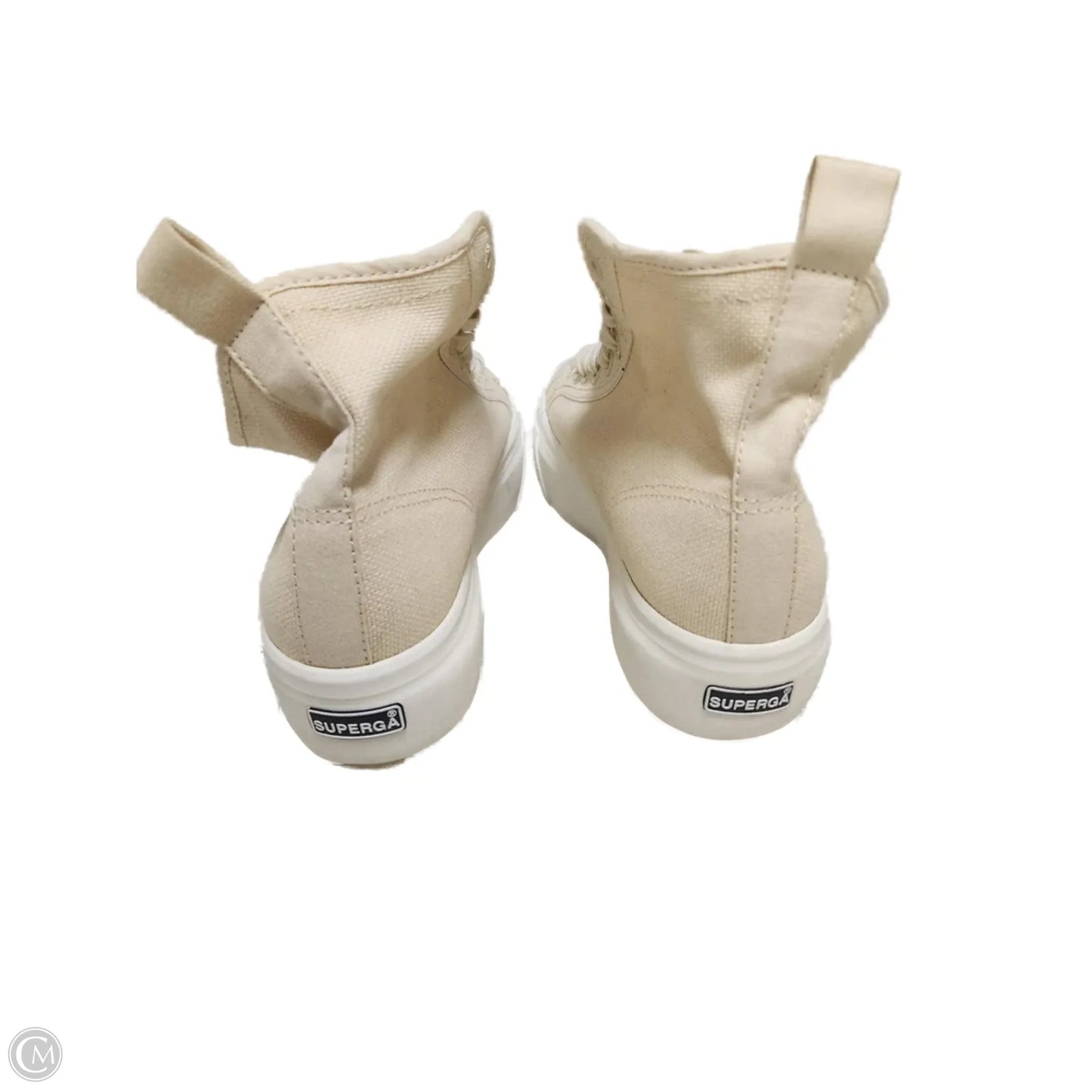 Shoes Athletic By Superga In Cream, Size: 8