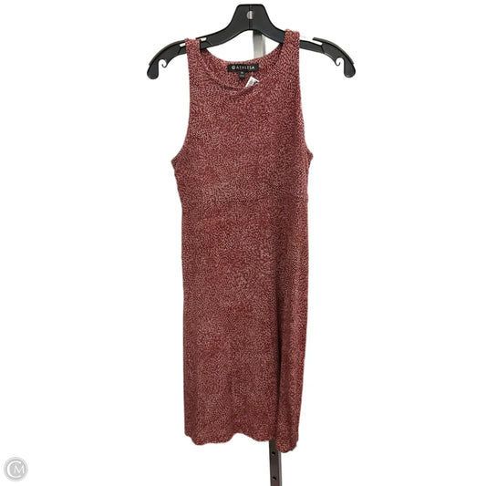 Dress Casual Short By Athleta In Red & White, Size: Xs