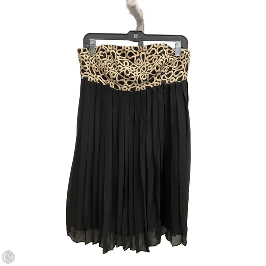 Dress Designer By Lilly Pulitzer In Black & Gold, Size: 4