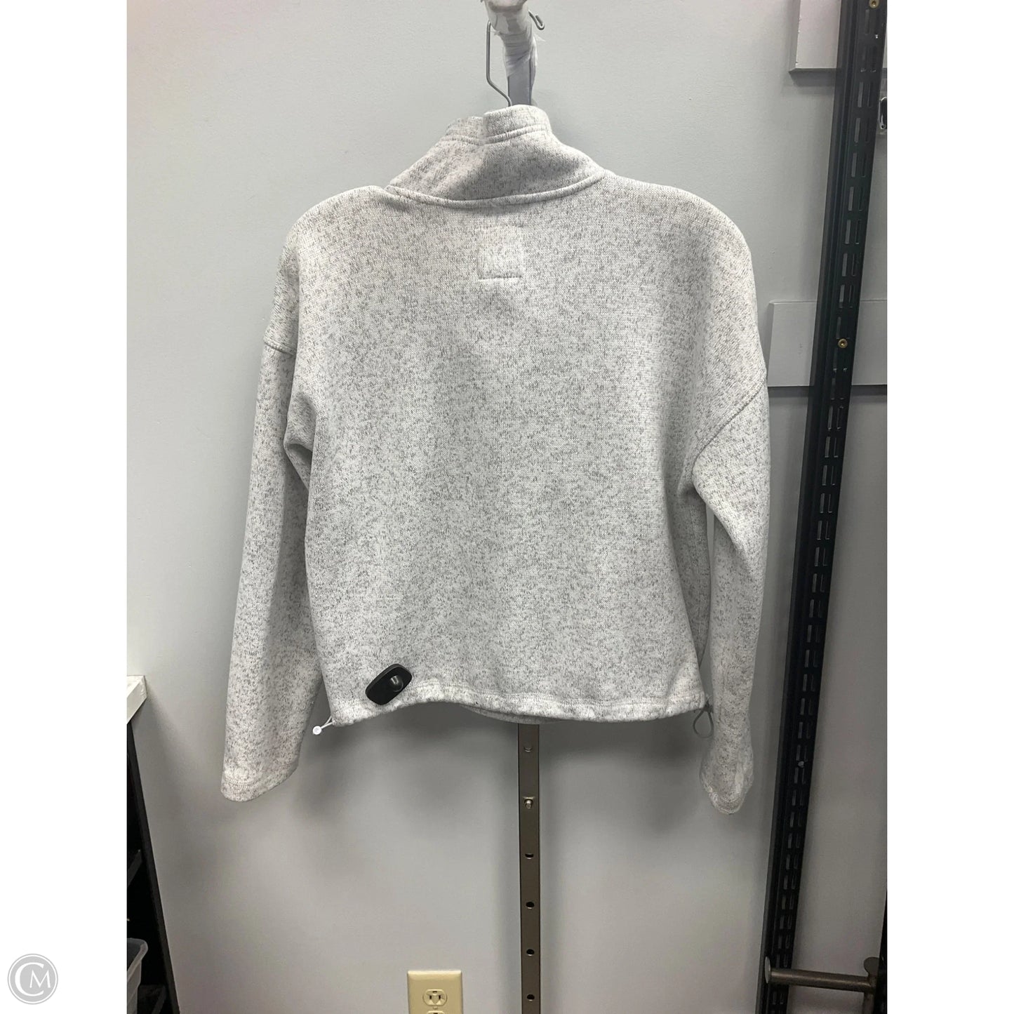 Top Long Sleeve By Thread And Supply In Grey, Size: S