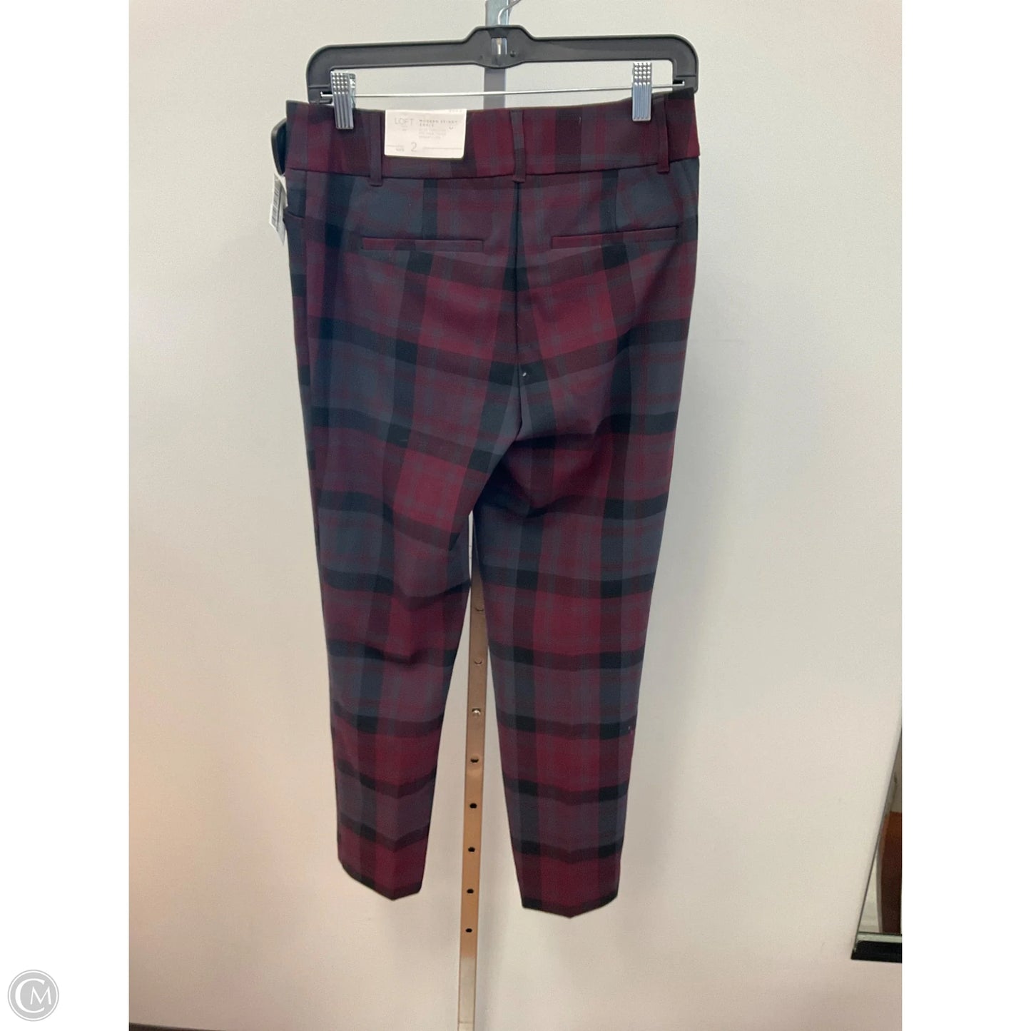Pants Dress By Loft In Plaid Pattern, Size: 2