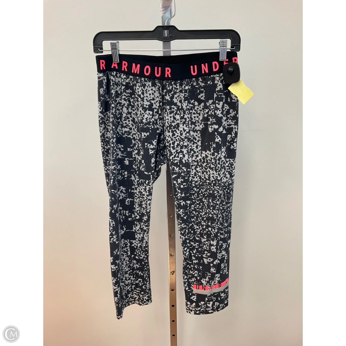 Athletic Leggings By Under Armour In Grey, Size: L