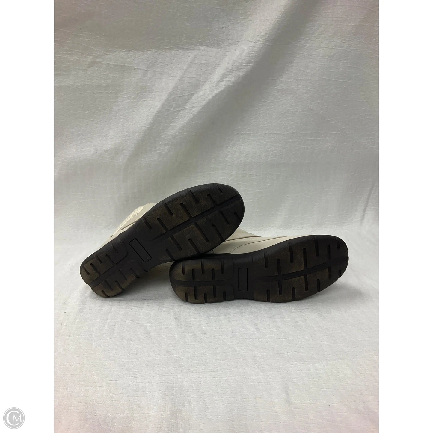 Boots Ankle Flats By Cme In Cream, Size: 9