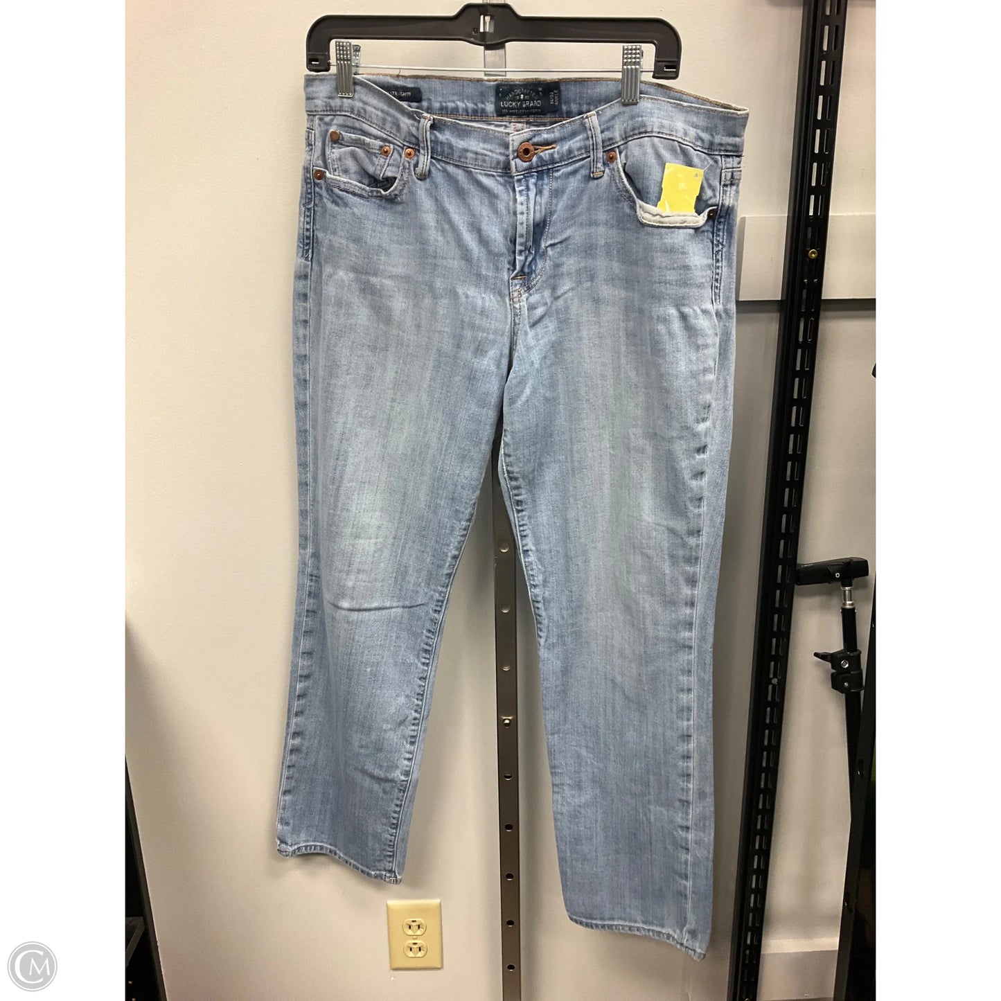 Jeans Boot Cut By Lucky Brand In Blue Denim, Size: 14