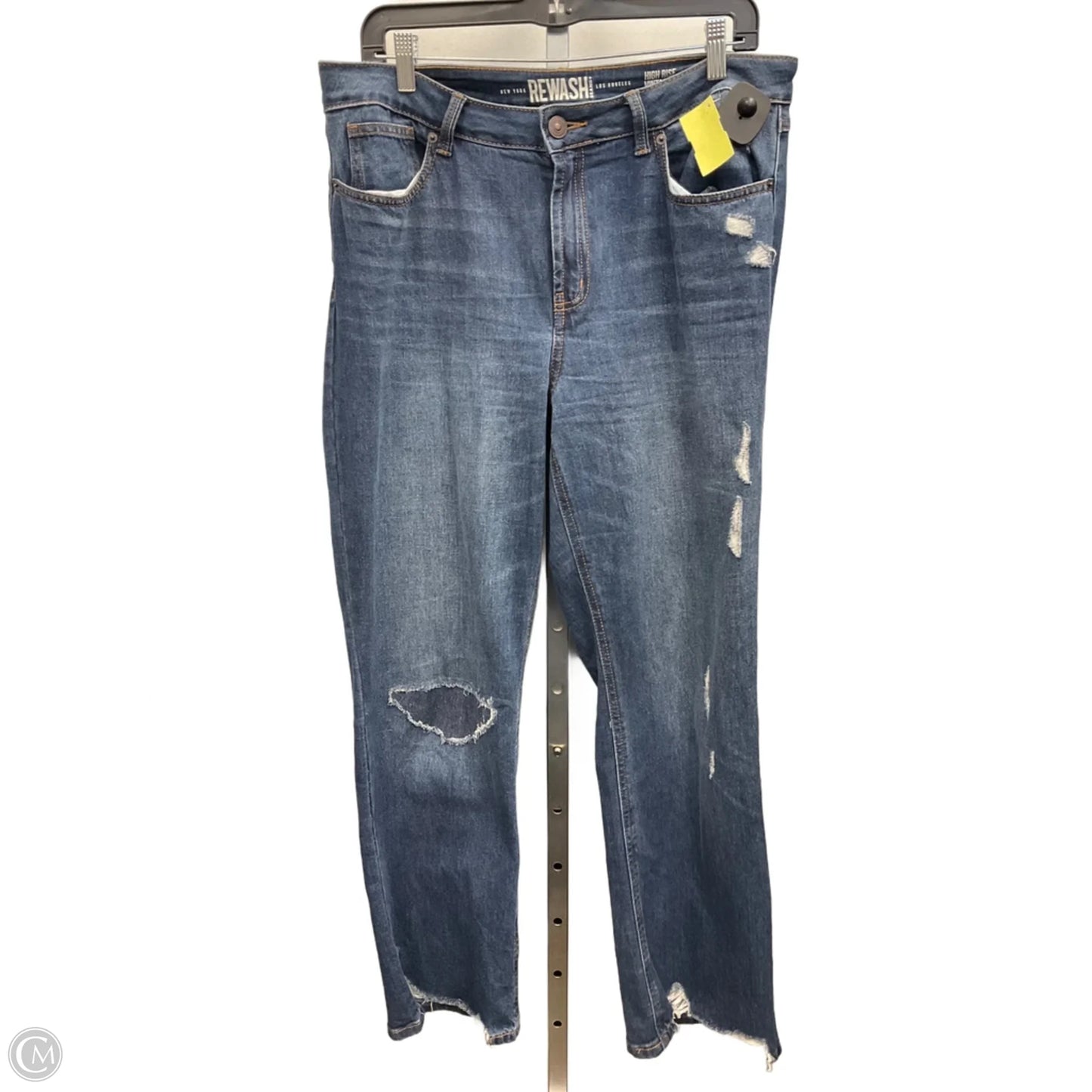 Jeans Wide Leg By Rewash In Blue Denim, Size: 12