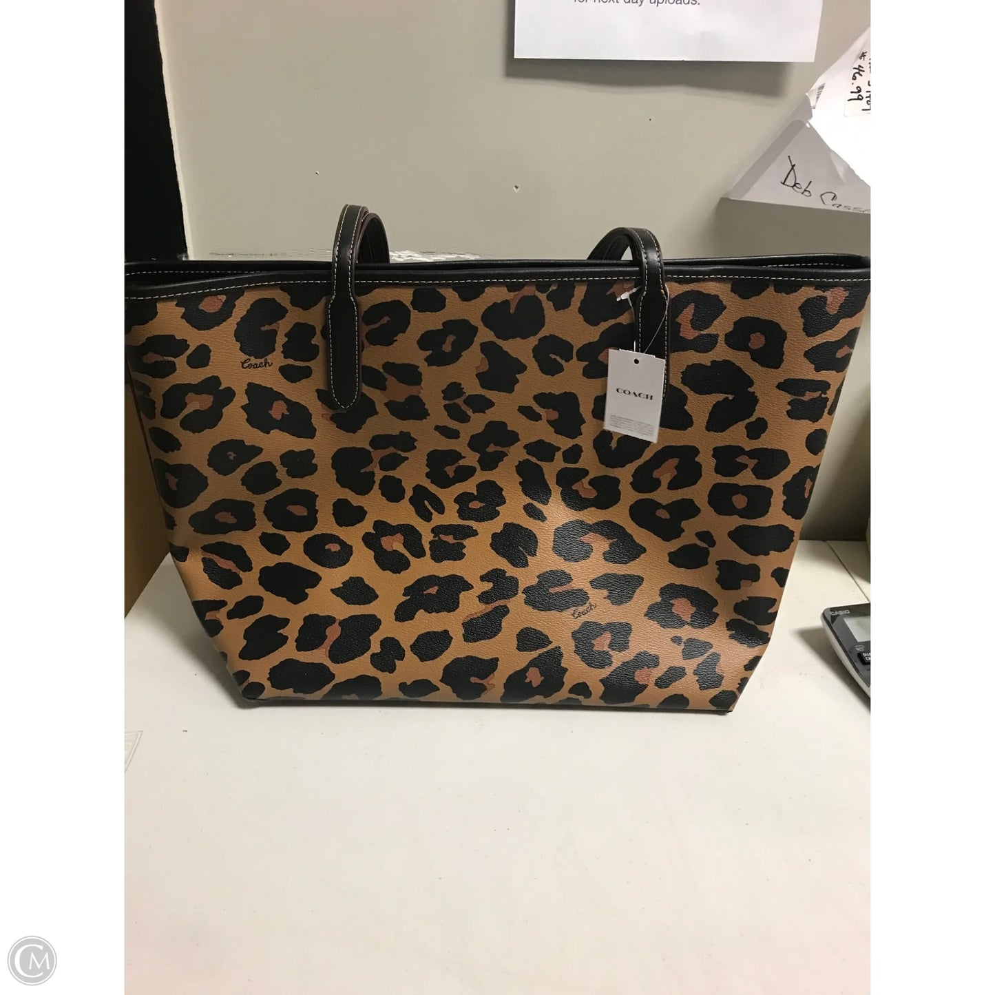 Handbag Designer By Coach, Size: Large