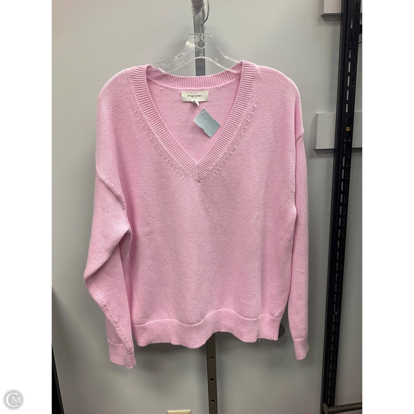 Sweater By Banana Republic In Pink, Size: L