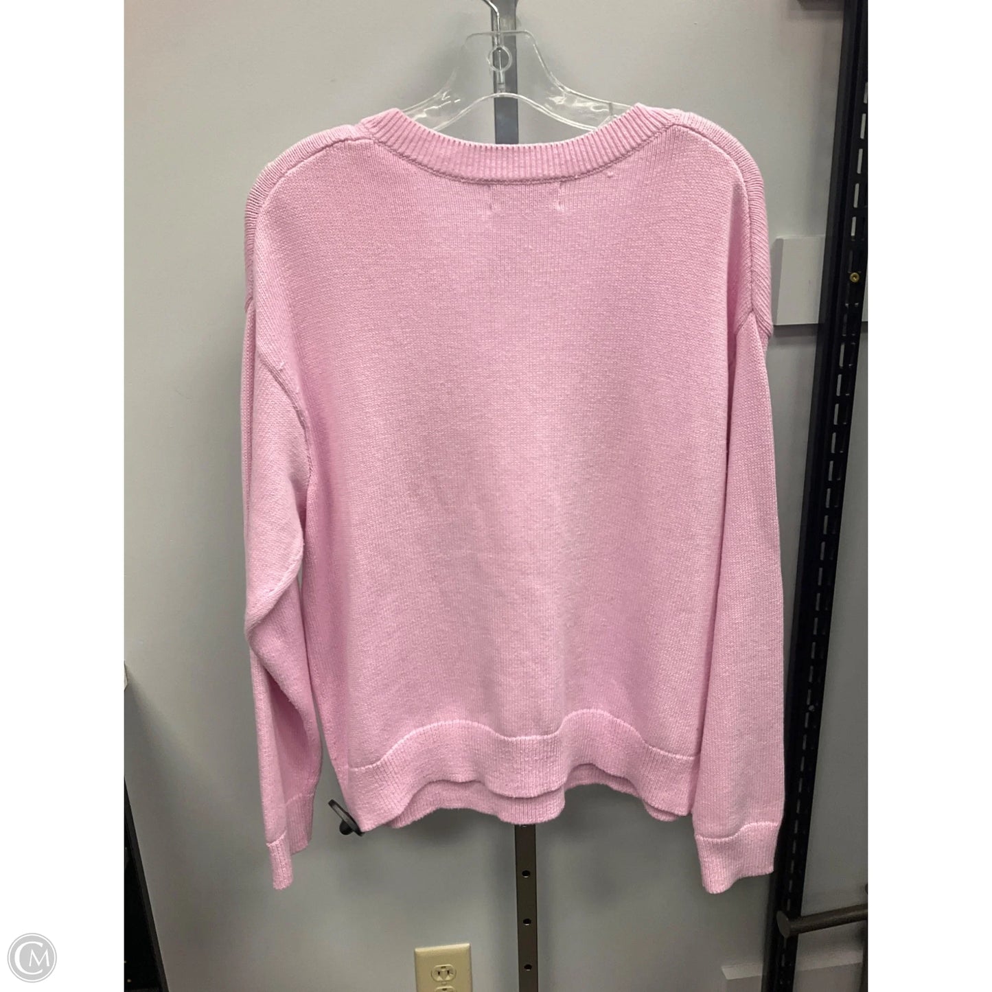 Sweater By Banana Republic In Pink, Size: L