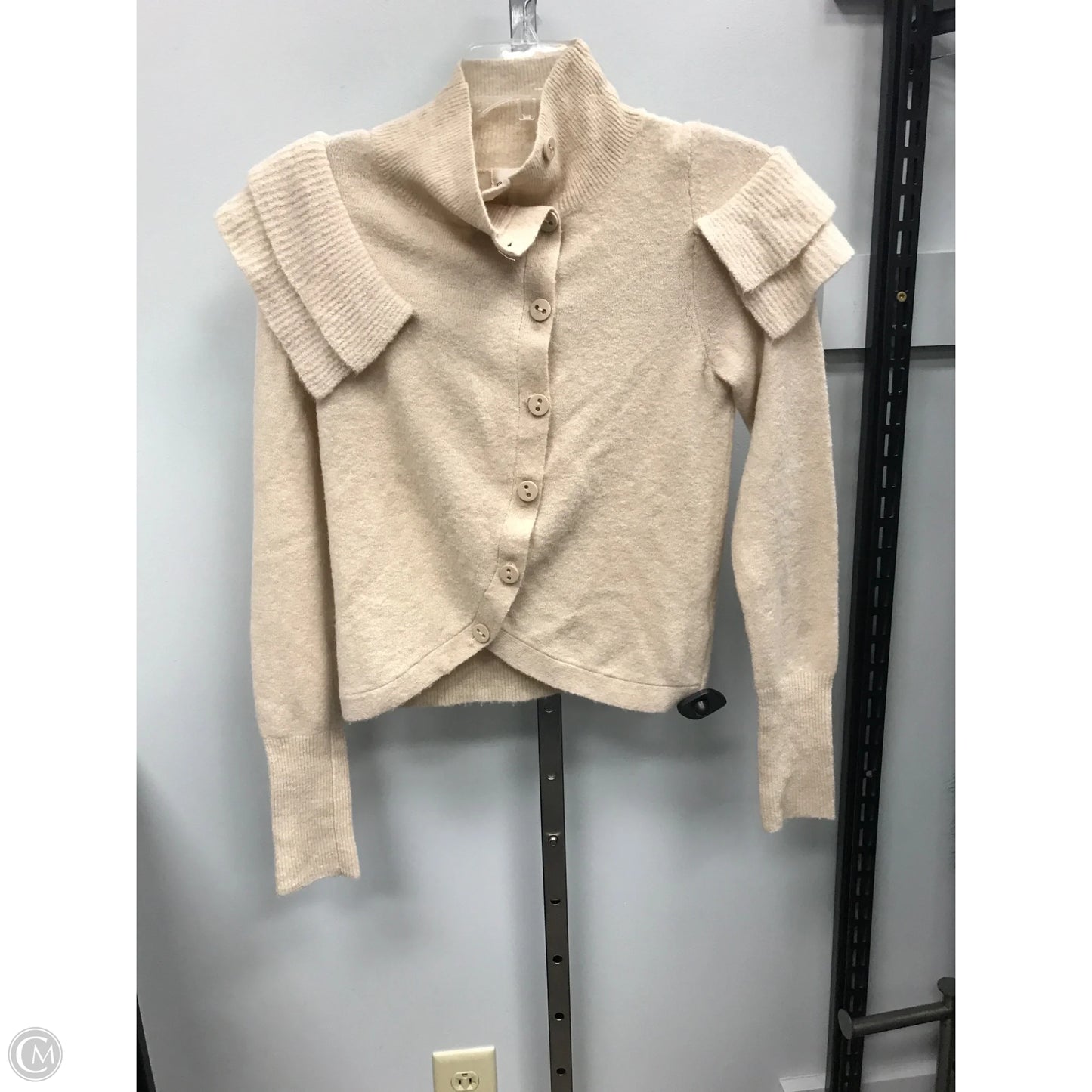 Sweater By Clothes Mentor In Tan, Size: Xs