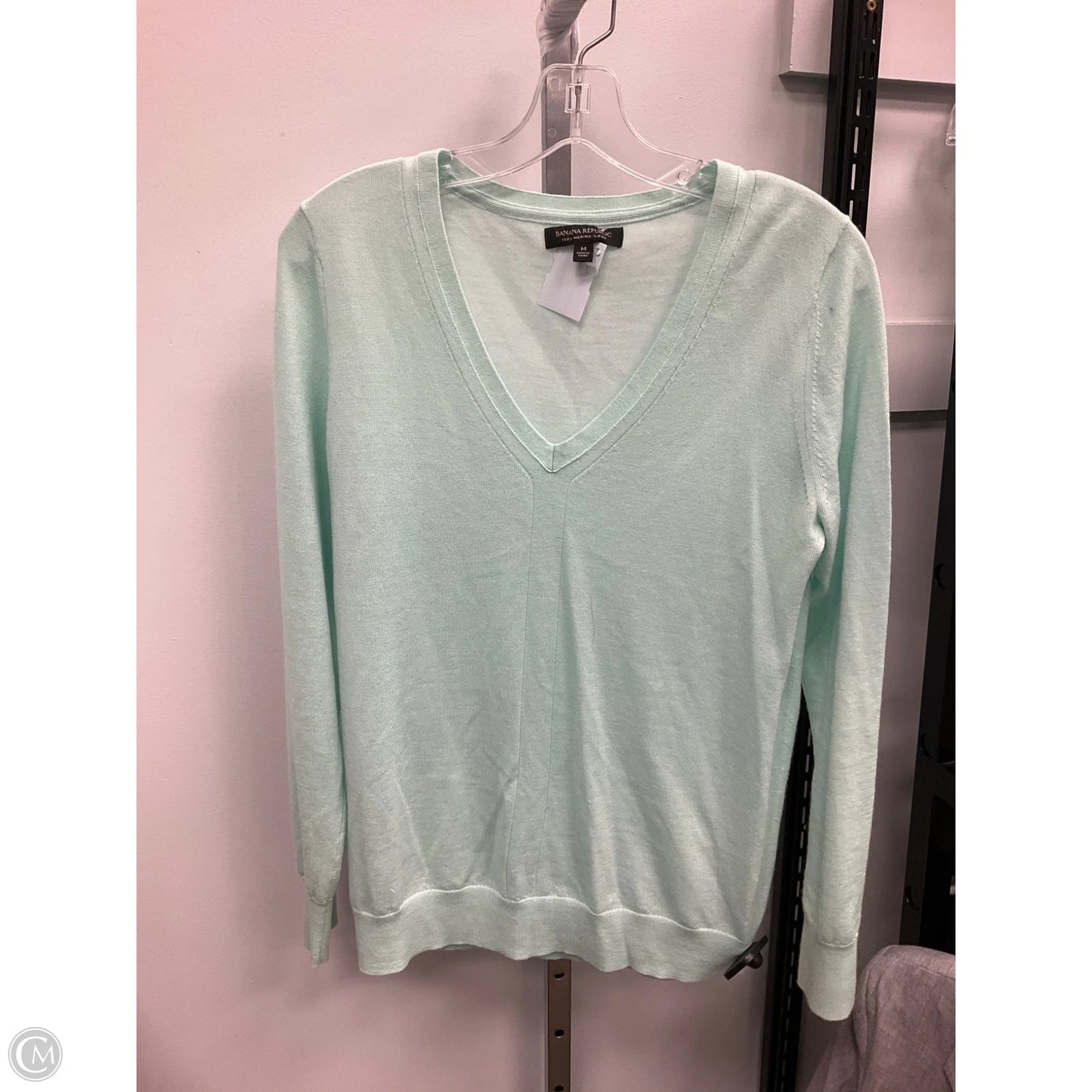 Sweater By Banana Republic In Green, Size: M