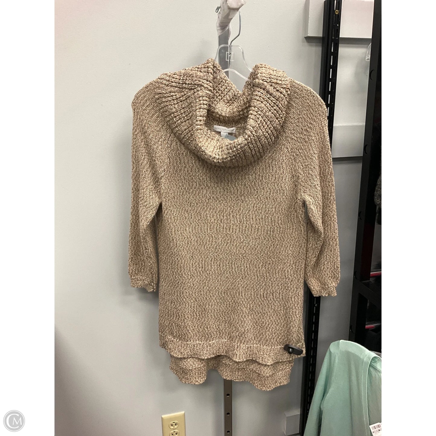 Sweater By New York And Co In Gold & Tan, Size: M