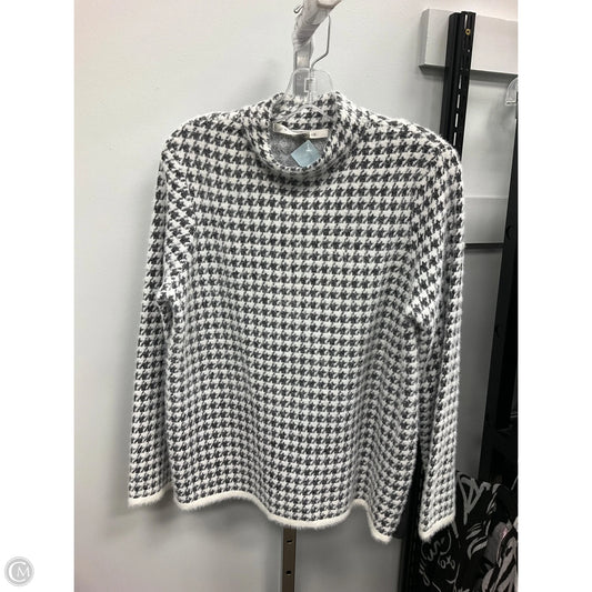 Sweater By Max Studio In Black & Cream, Size: M