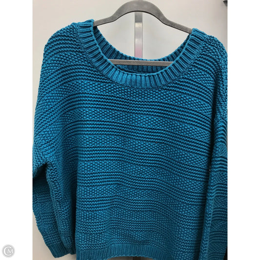 Sweater By Loft In Teal, Size: Xl