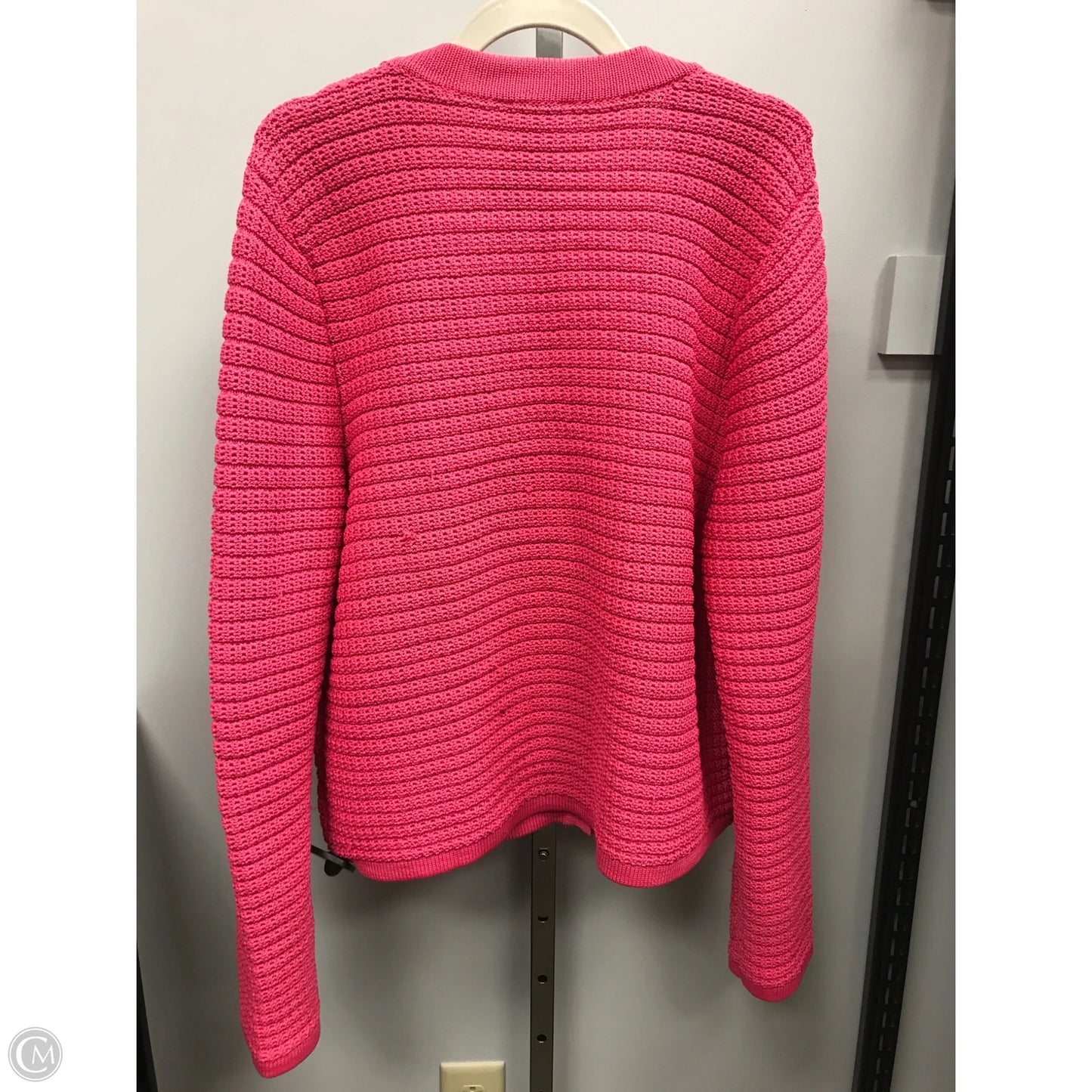 Sweater Cardigan By Talbots In Pink, Size: Xl