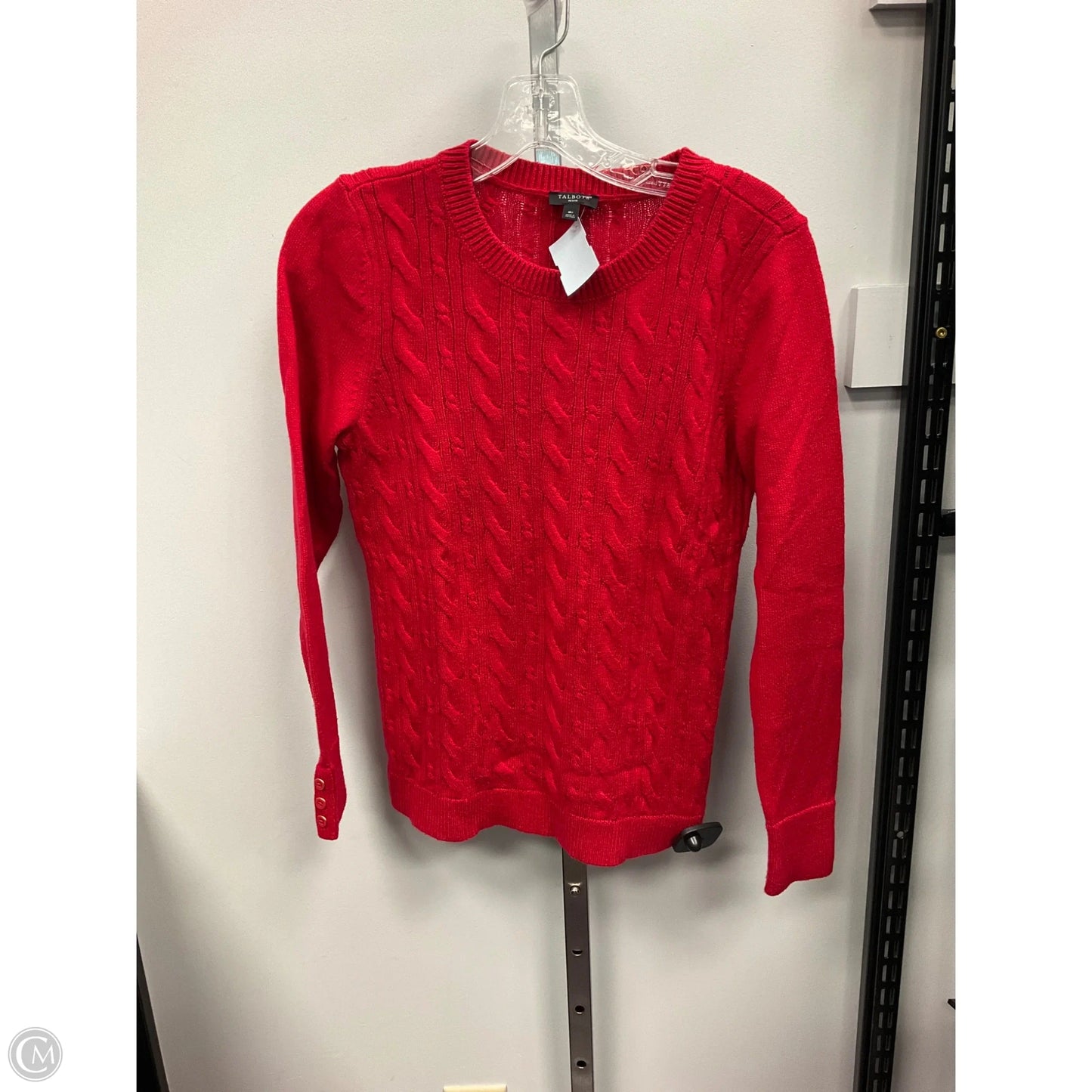 Sweater By Talbots In Red, Size: Mp