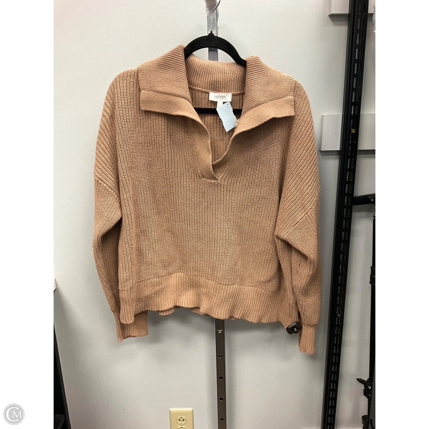 Sweater By Haven In Tan, Size: Xl