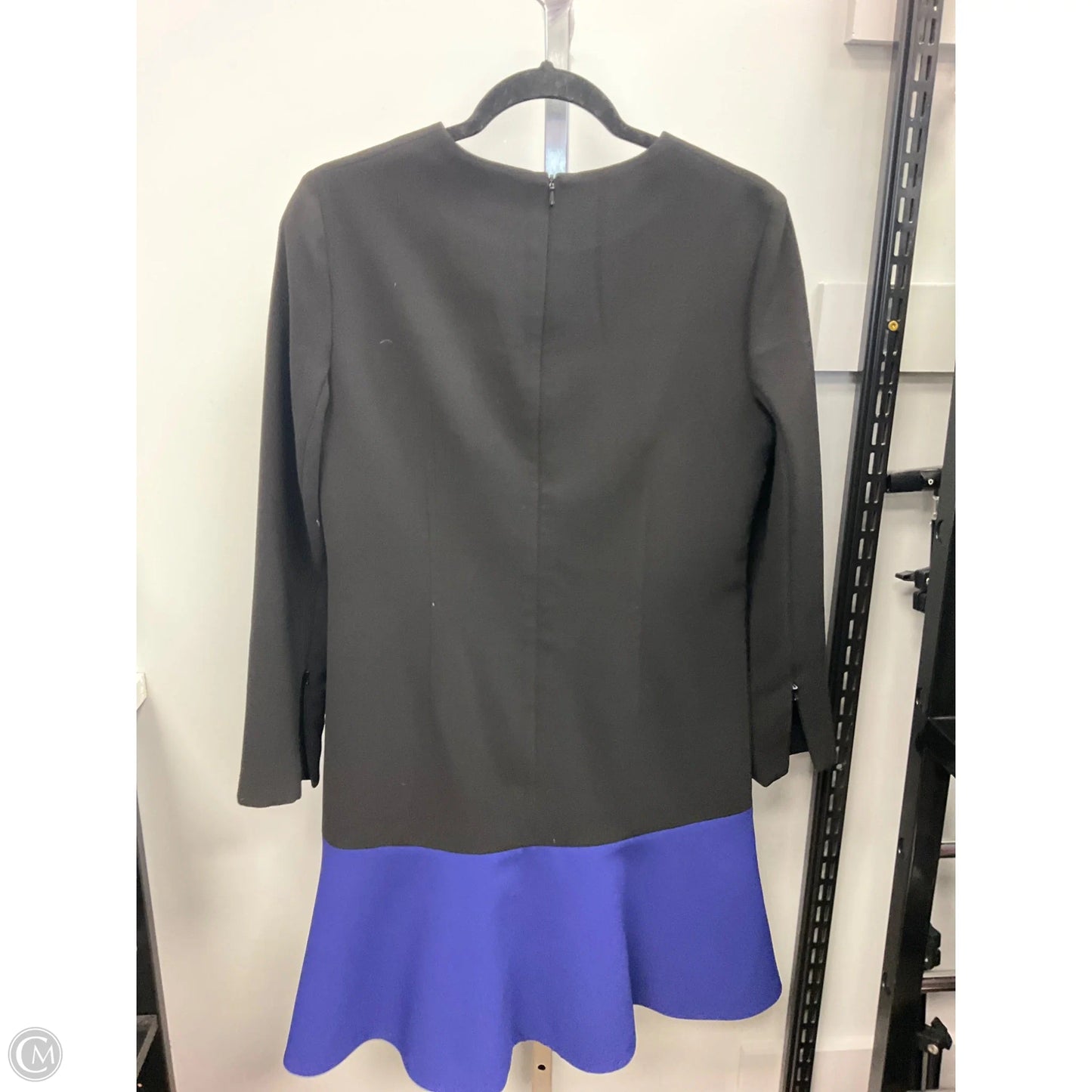 Dress Casual Short By Lk Bennett In Black & Blue, Size: 8