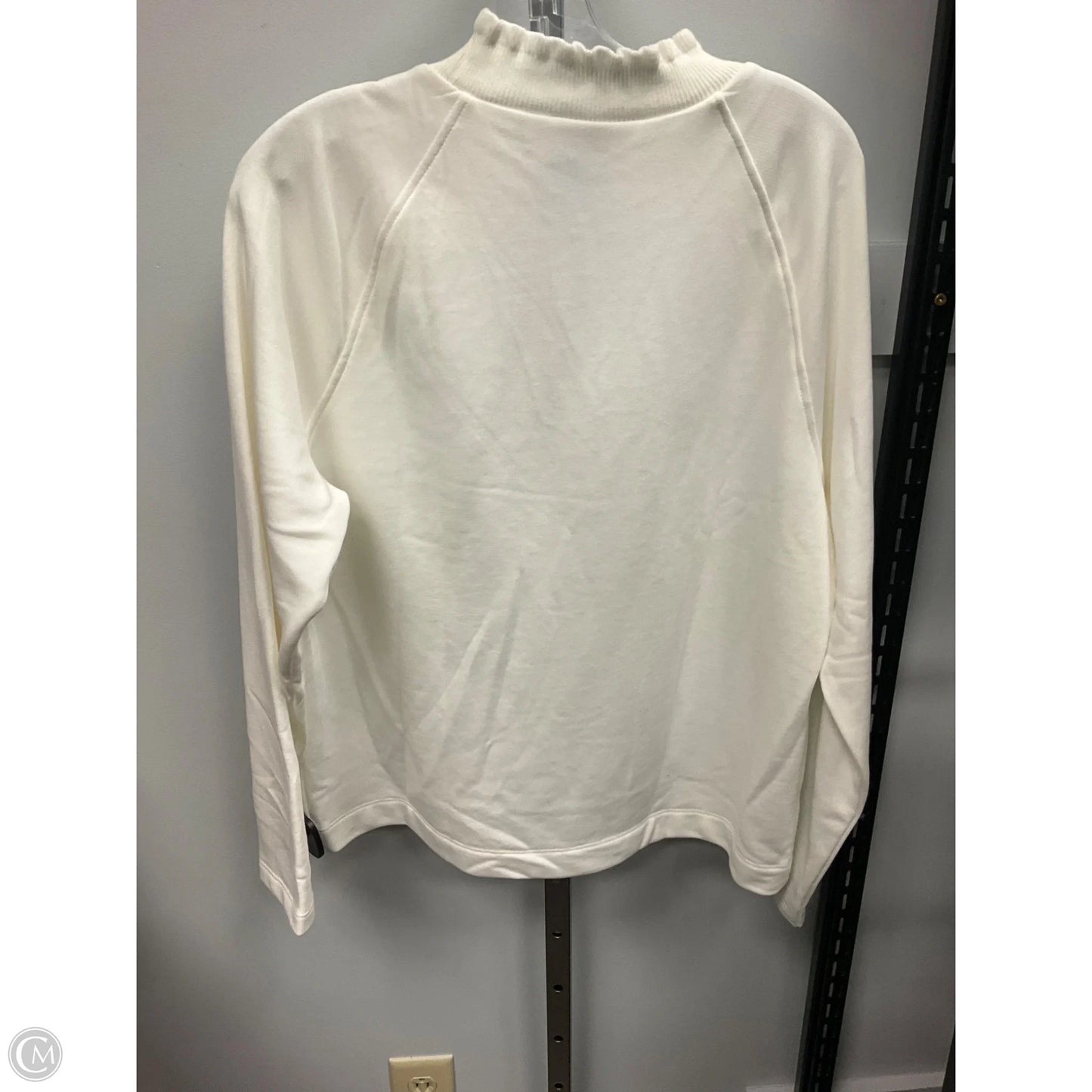 Top Long Sleeve By Loft In Cream, Size: L