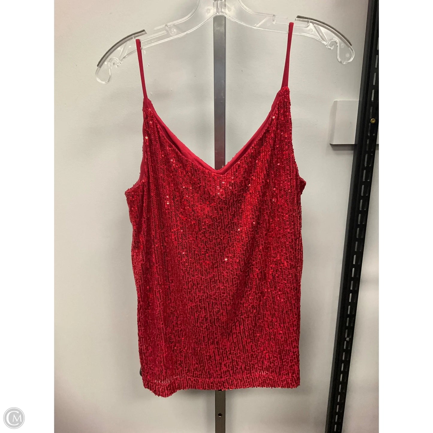 Top Cami By Calvin Klein In Red, Size: M