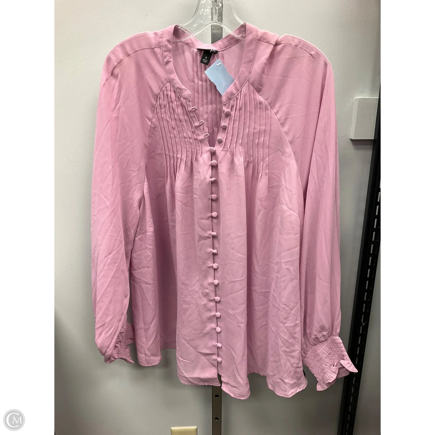 Top Long Sleeve By Torrid In Pink, Size: 1x