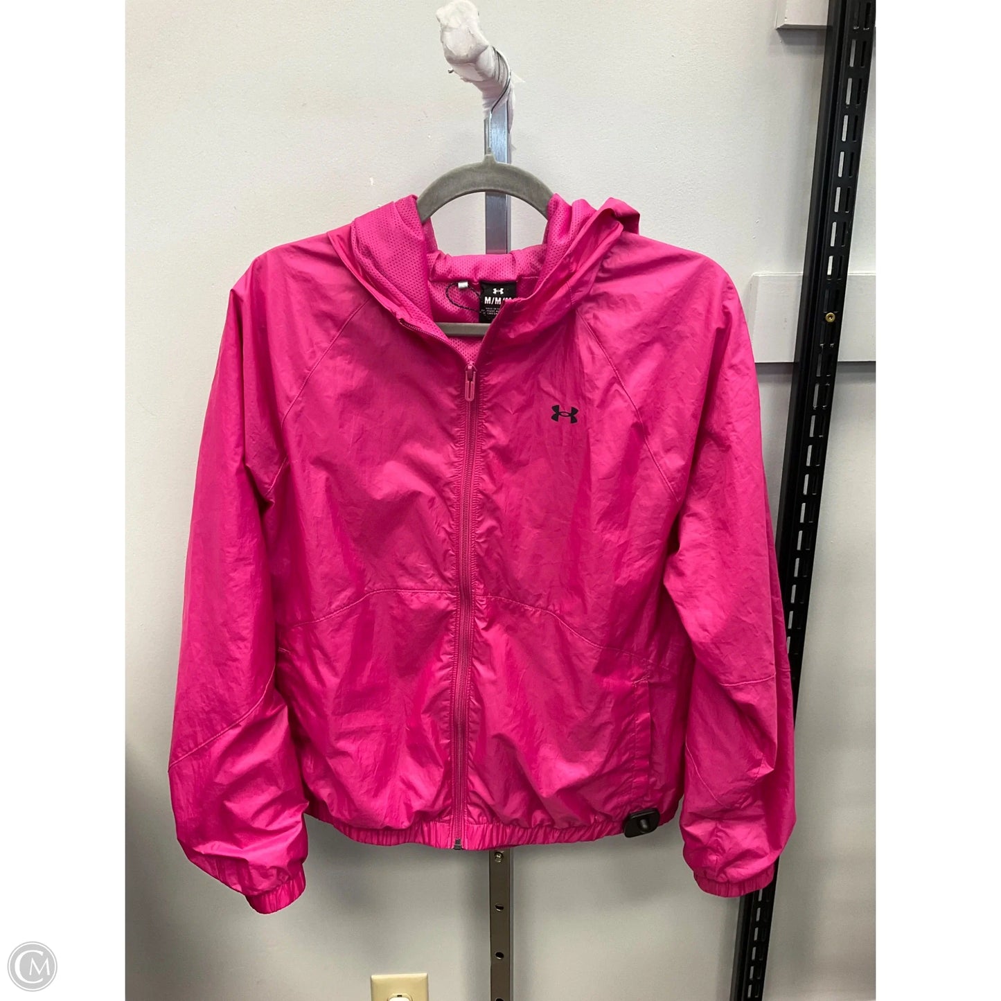 Athletic Jacket By Under Armour In Pink, Size: M