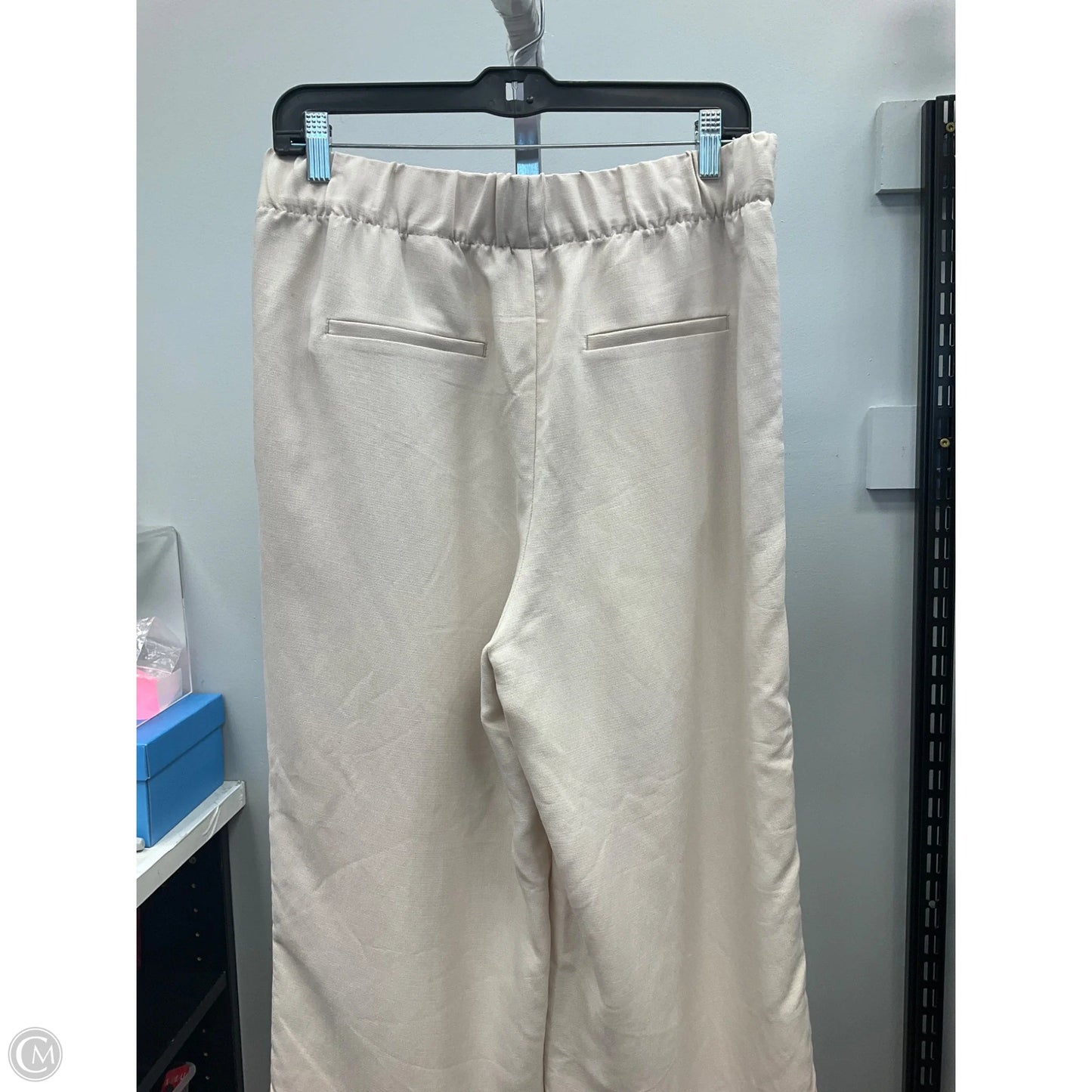 Pants Cropped By H&m In Tan, Size: M