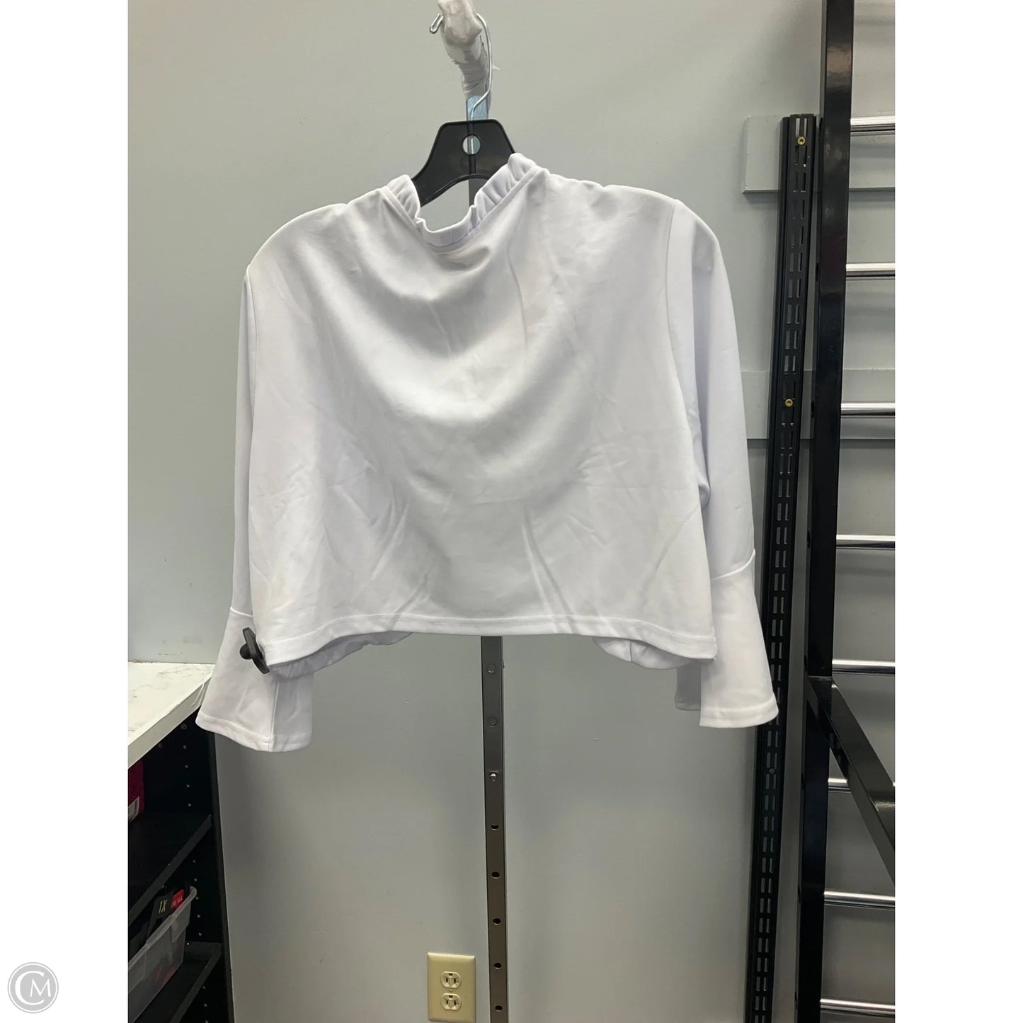 Top 3/4 Sleeve By Cme In White, Size: Xl