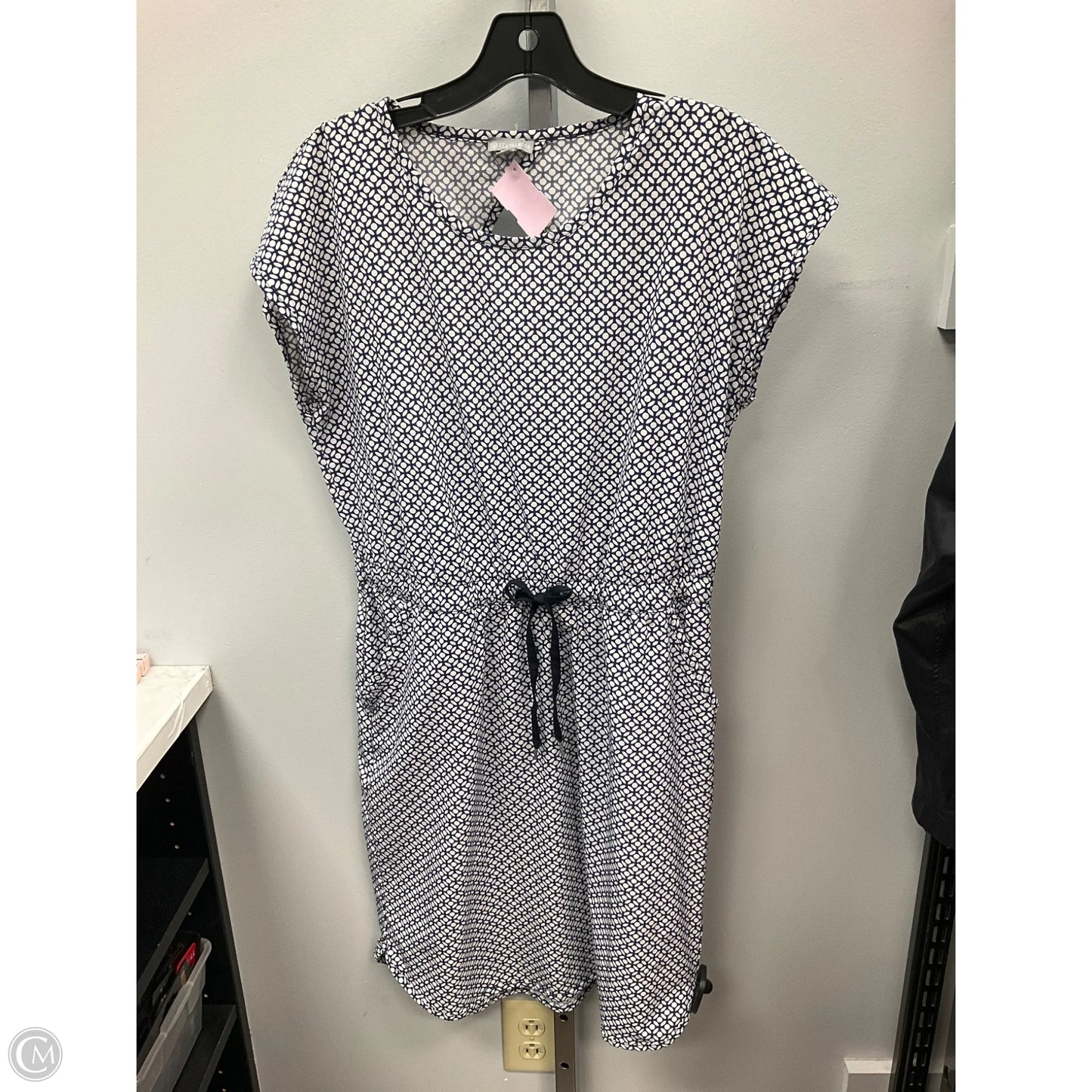 Dress Casual Short By Talbots In Blue & White, Size: Mp