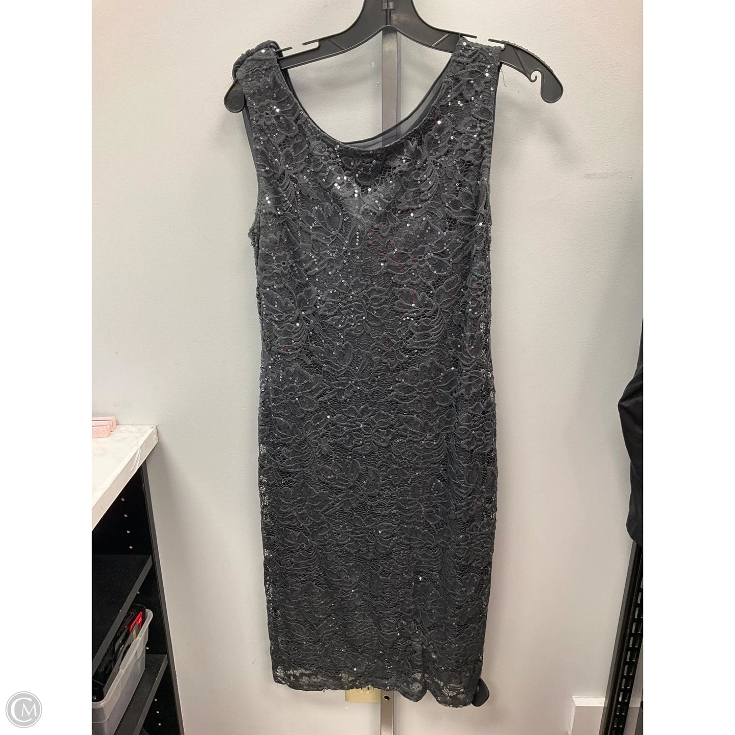 Dress Party Midi By Onyx In Grey, Size: 8