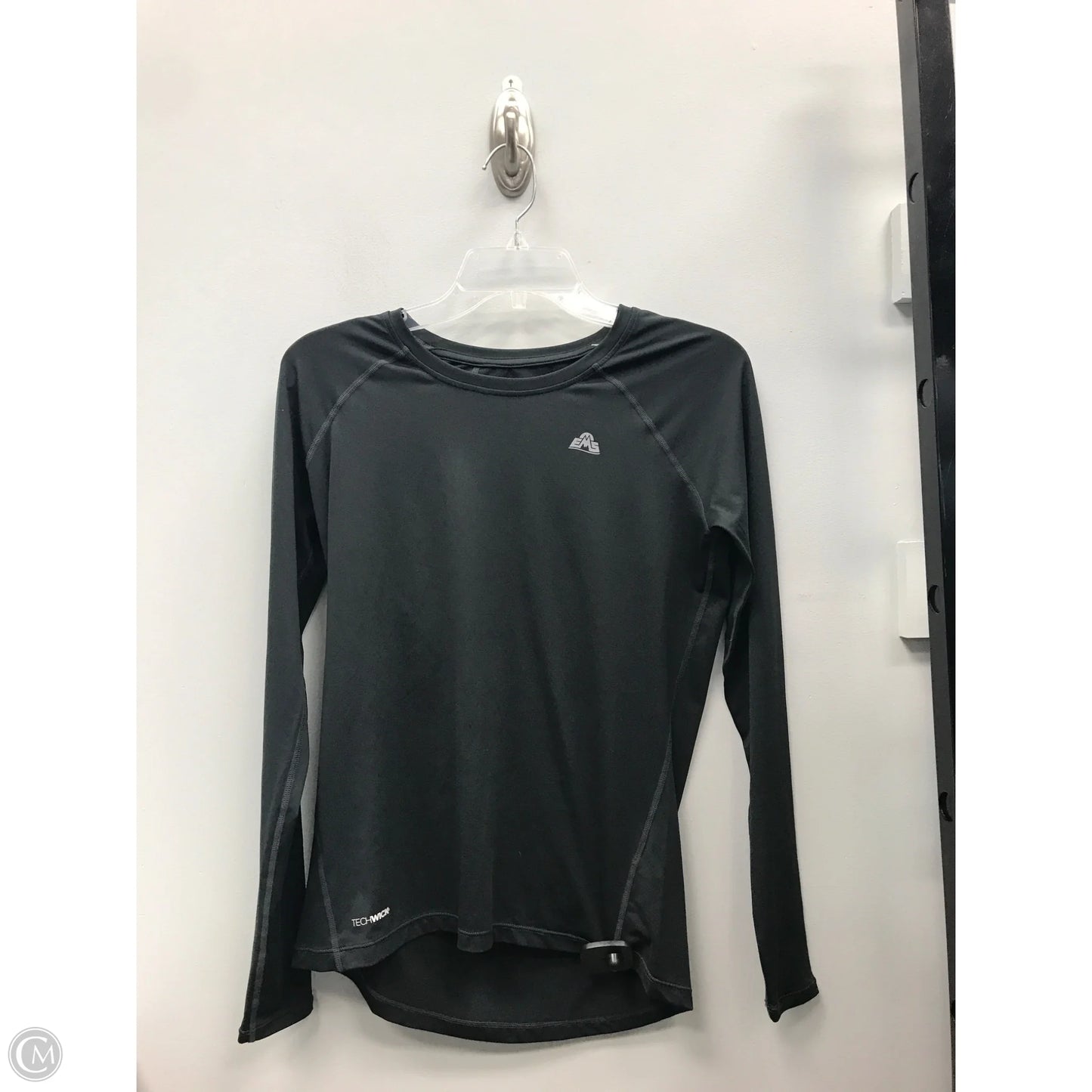 Athletic Top Long Sleeve Crewneck By Cme In Black, Size: Xs
