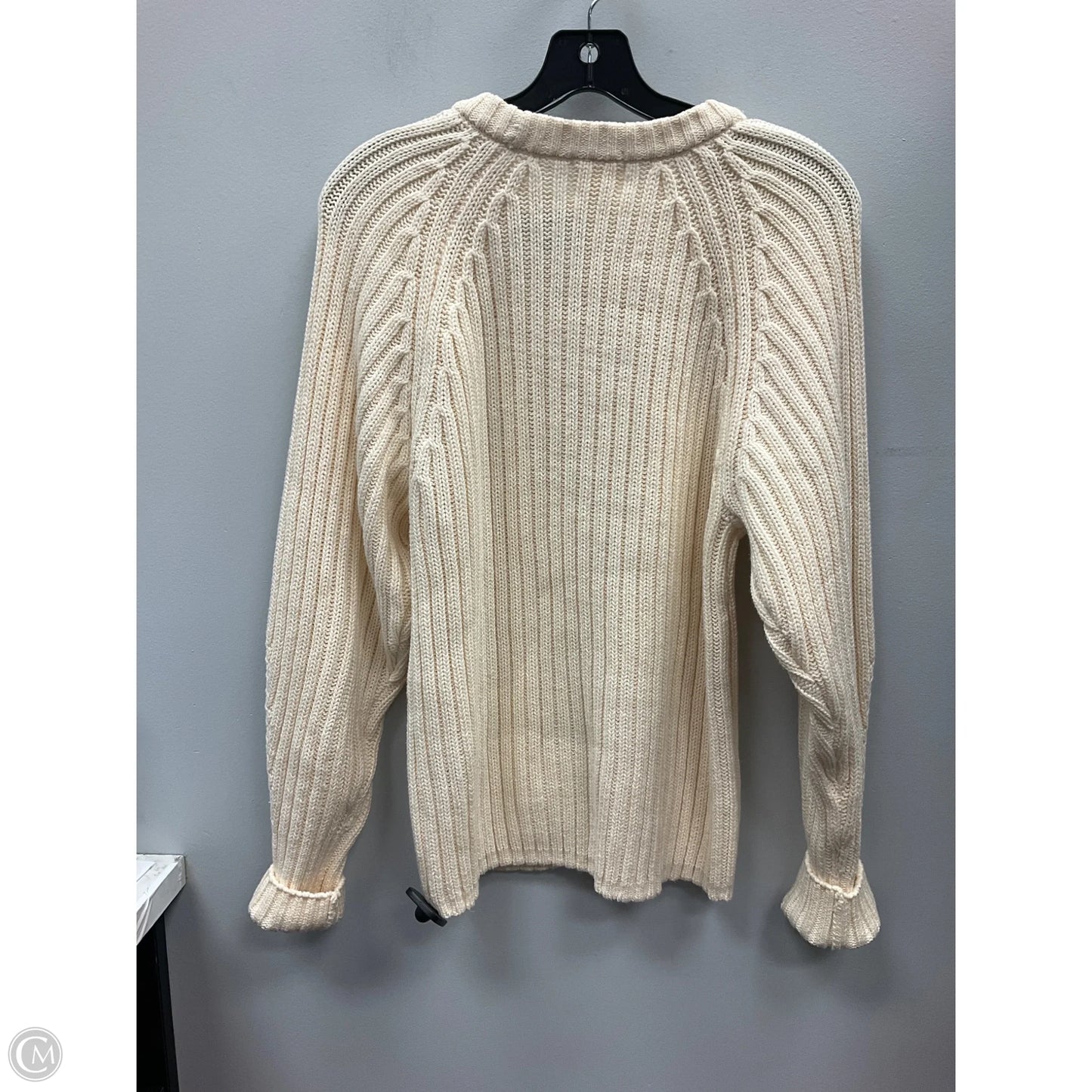 Sweater By H&m In Cream, Size: M