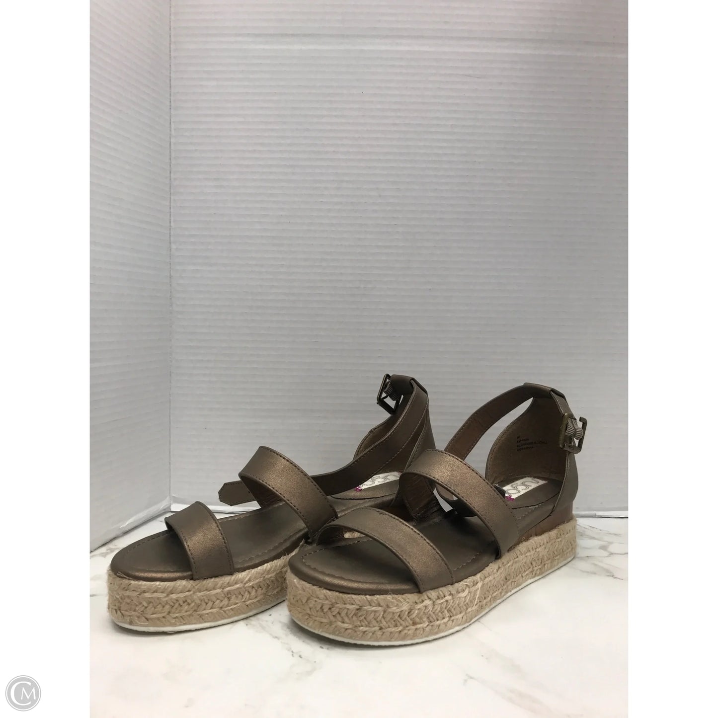 Sandals Flats By Sugar In Bronze, Size: 8