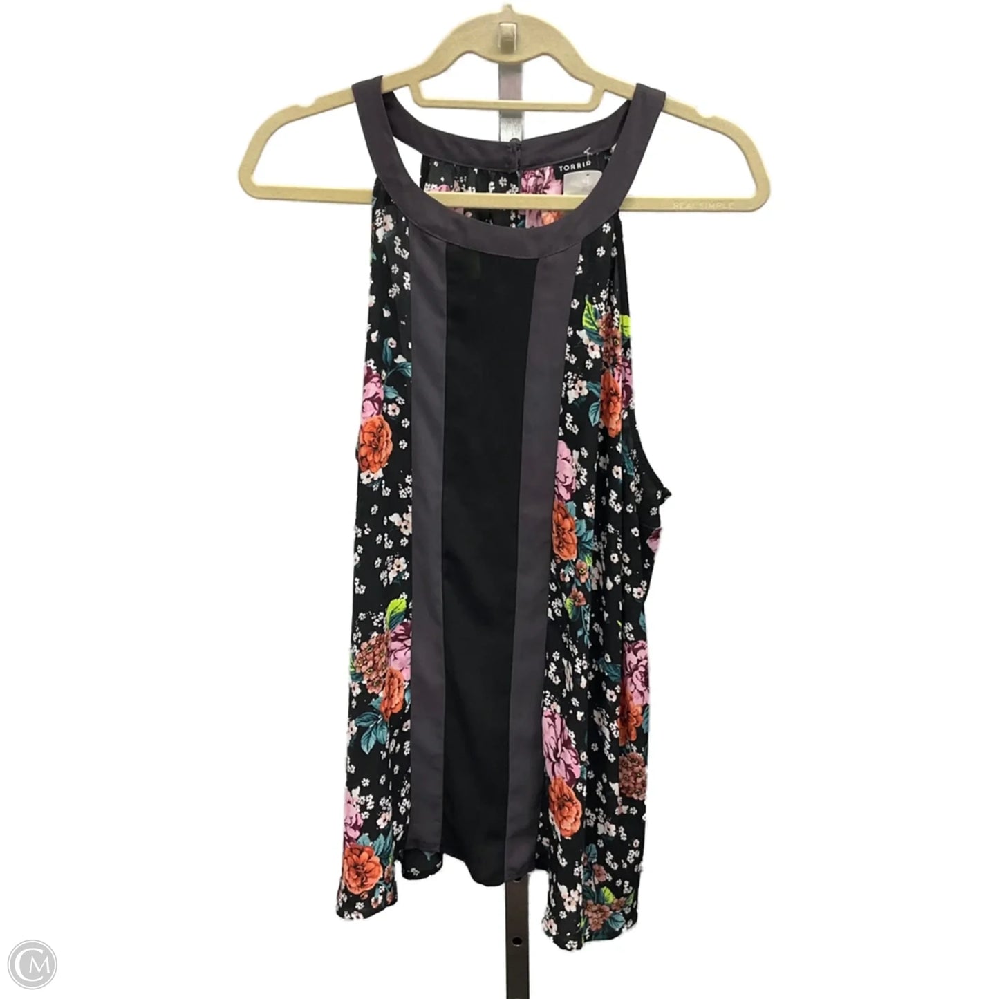 Top Sleeveless By Torrid In Floral Print, Size: 2x