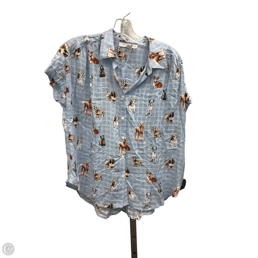 Top Short Sleeve By Jane And Delancey In Blue, Size: S