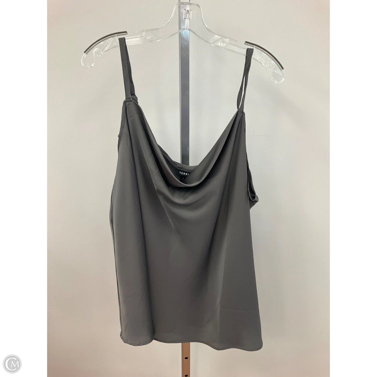 Top Sleeveless By Torrid In Grey, Size: Xl