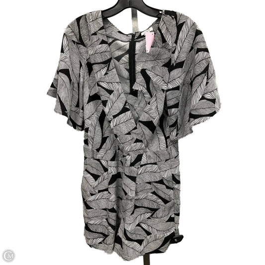 Romper By Loft In Black & White, Size: 2