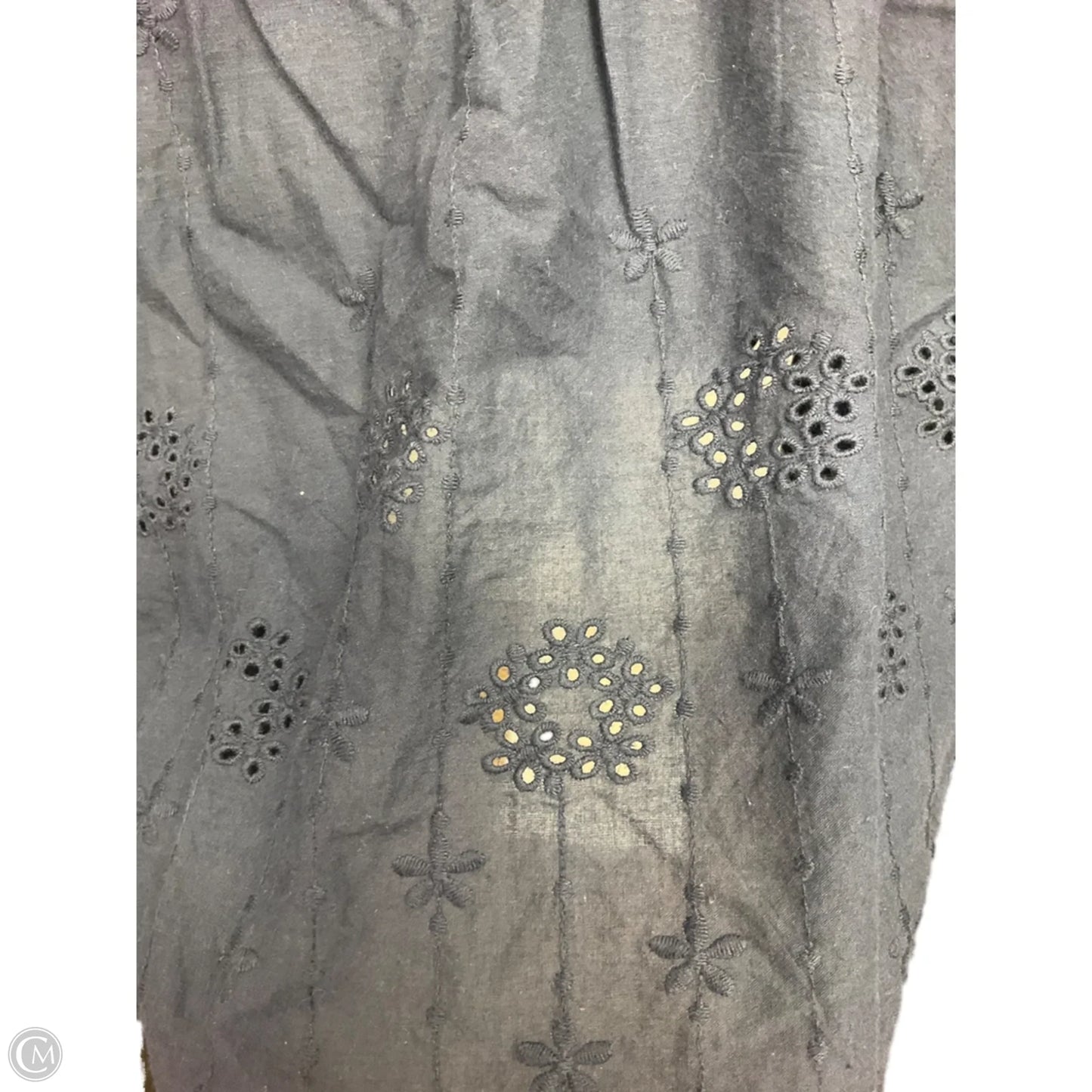 Top Long Sleeve By Suzanne Betro In Navy, Size: 3x