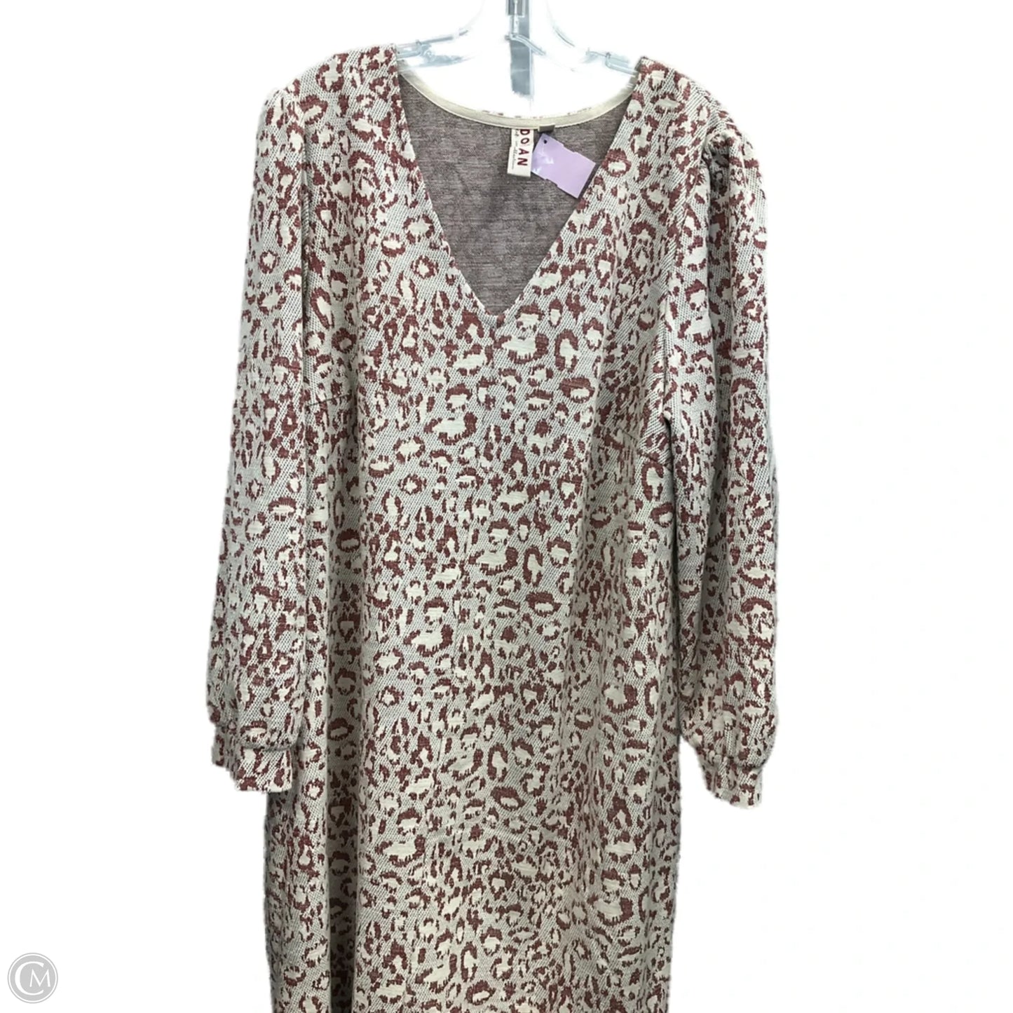 Dress Casual Short By Dolan Left Coast In Animal Print, Size: 2x