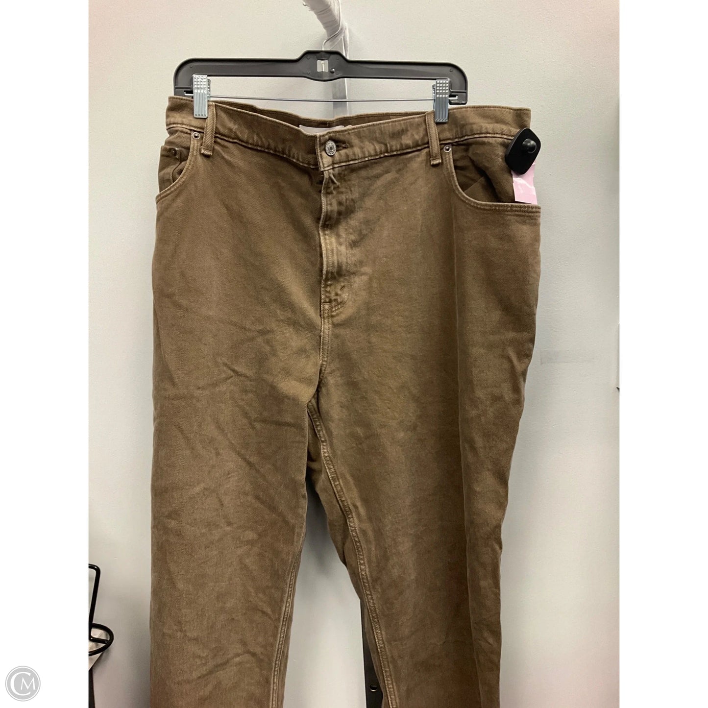 Jeans Straight By Abercrombie And Fitch In Brown, Size: 20
