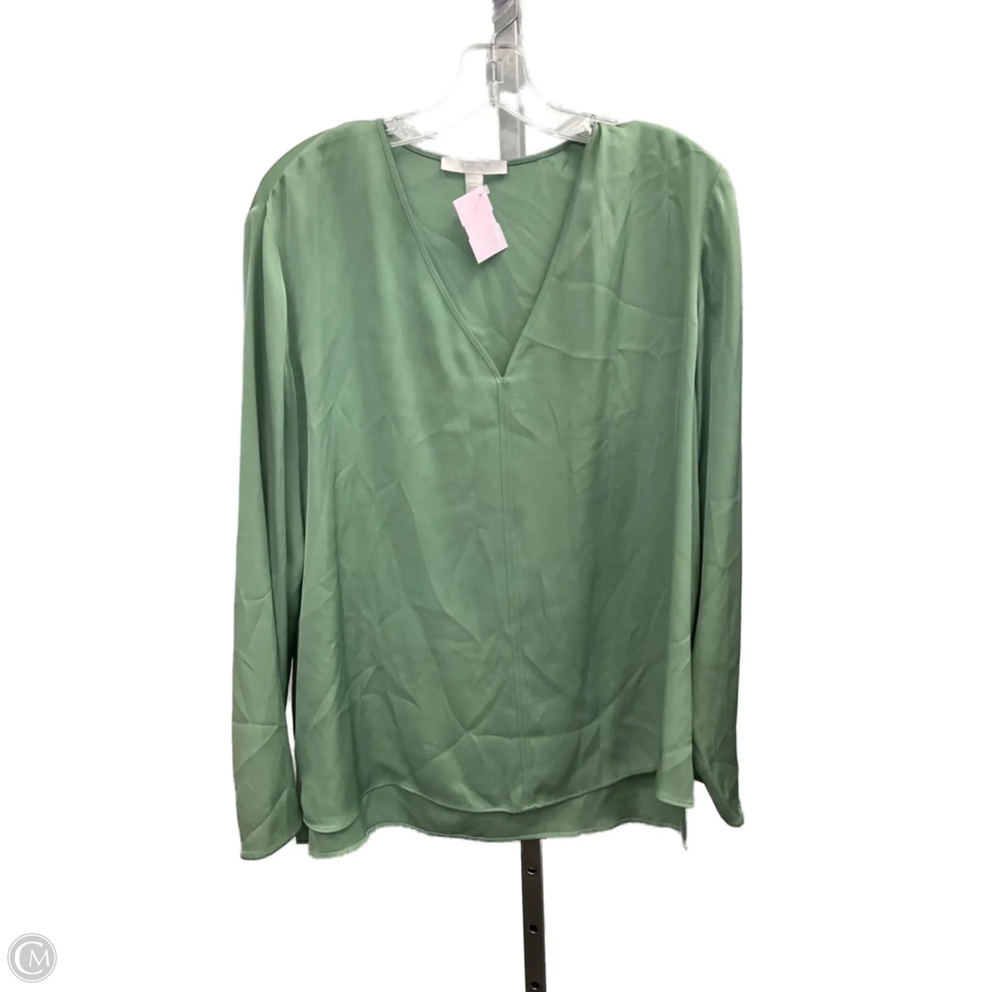 Top Long Sleeve By Hugo Boss In Green, Size: L