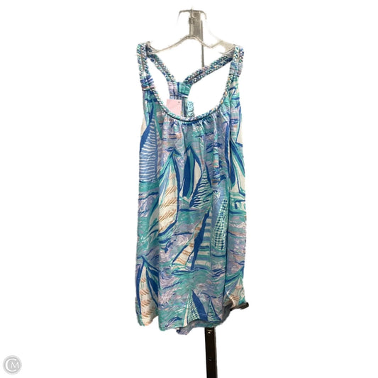 Top Sleeveless Designer By Lilly Pulitzer In Blue, Size: S