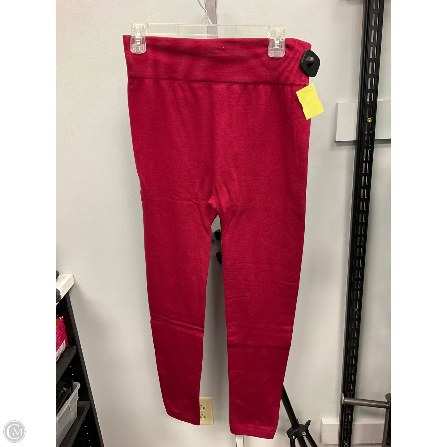 Pants Leggings By New Mix In Red, Size: Osfm