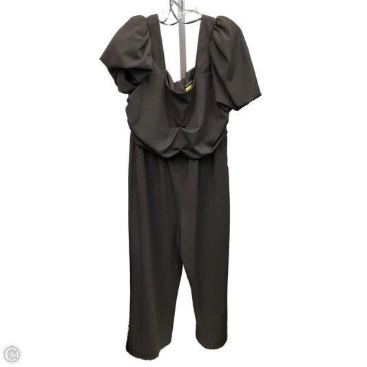 Jumpsuit By Nicole Miller In Black, Size: 16