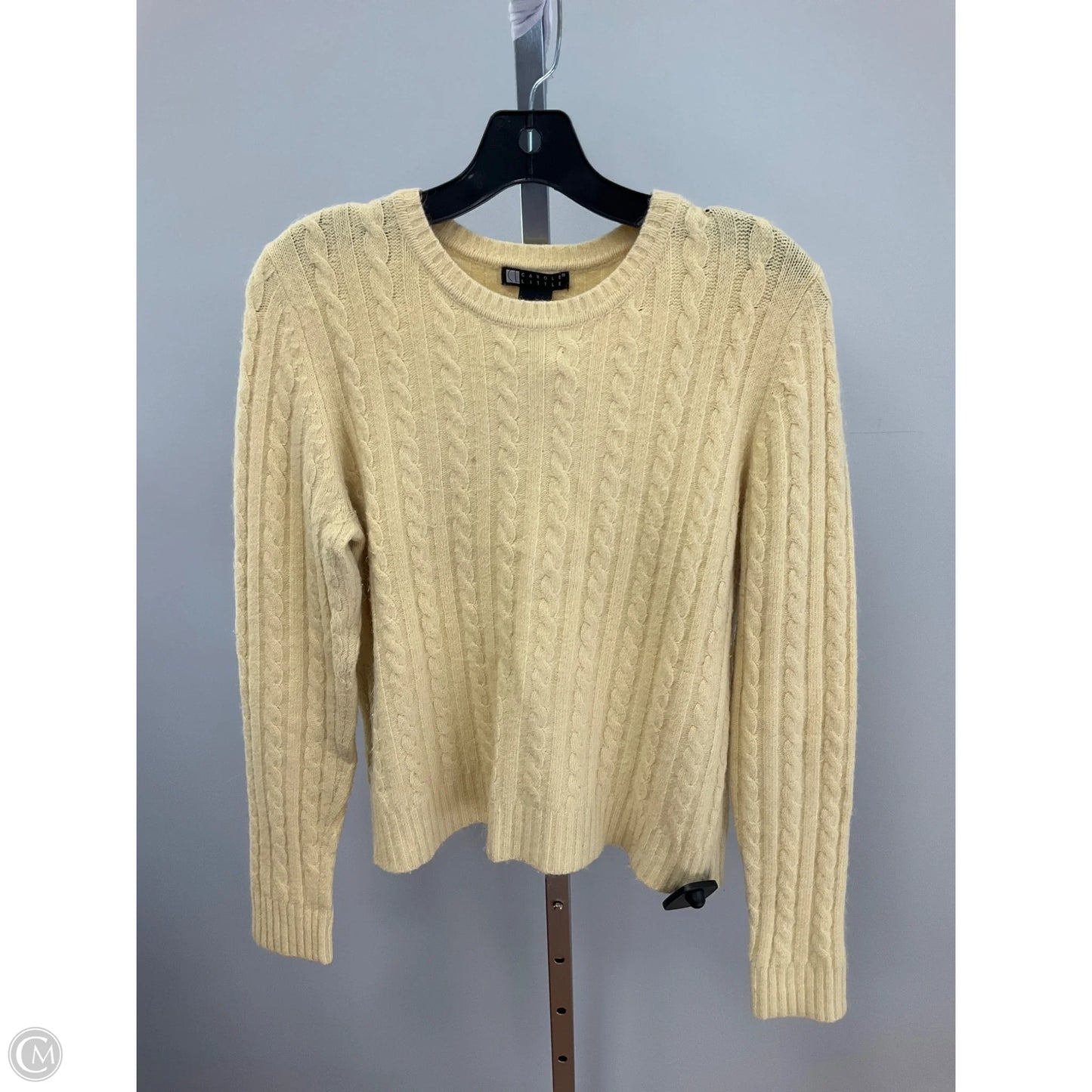 Sweater By Carole Little In Yellow, Size: M