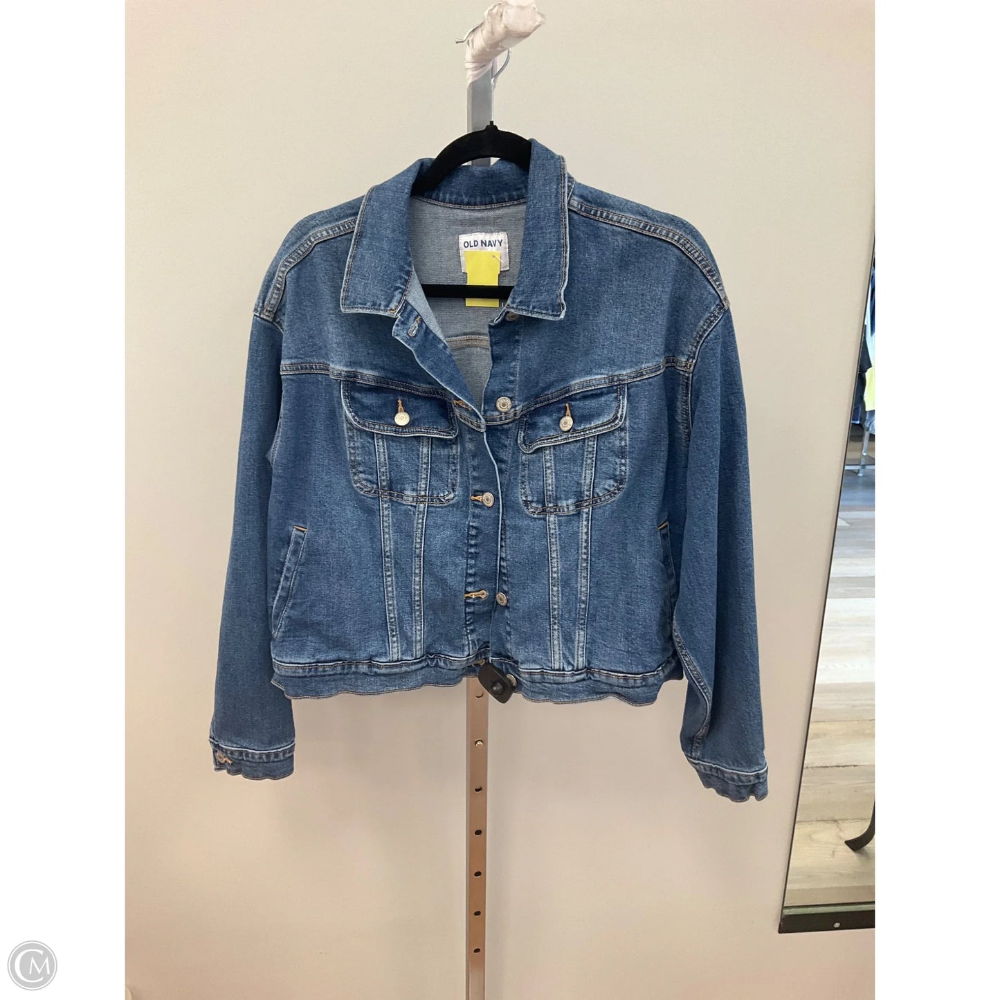 Jacket Denim By Old Navy In Blue Denim, Size: Xl