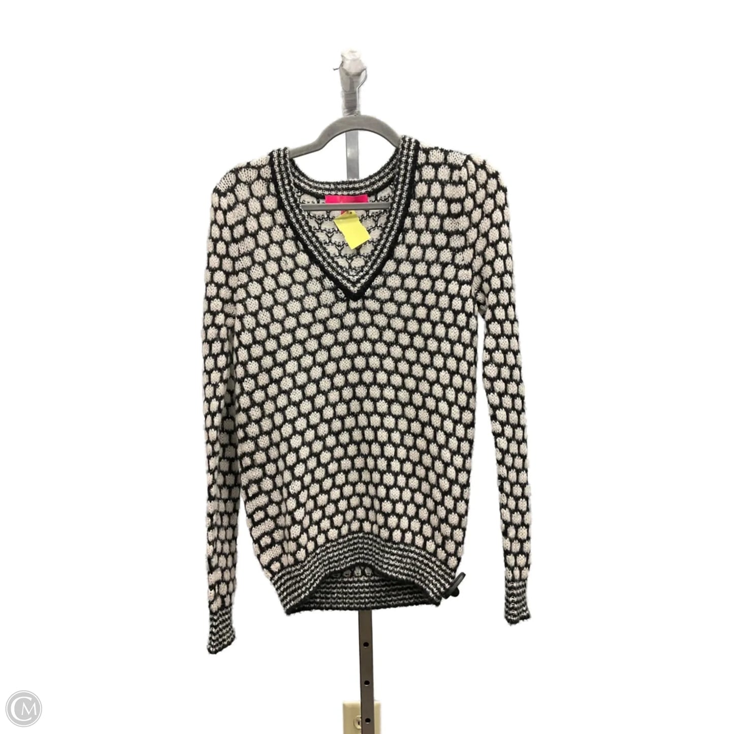 Sweater Designer By Lilly Pulitzer In Black & White, Size: Xs