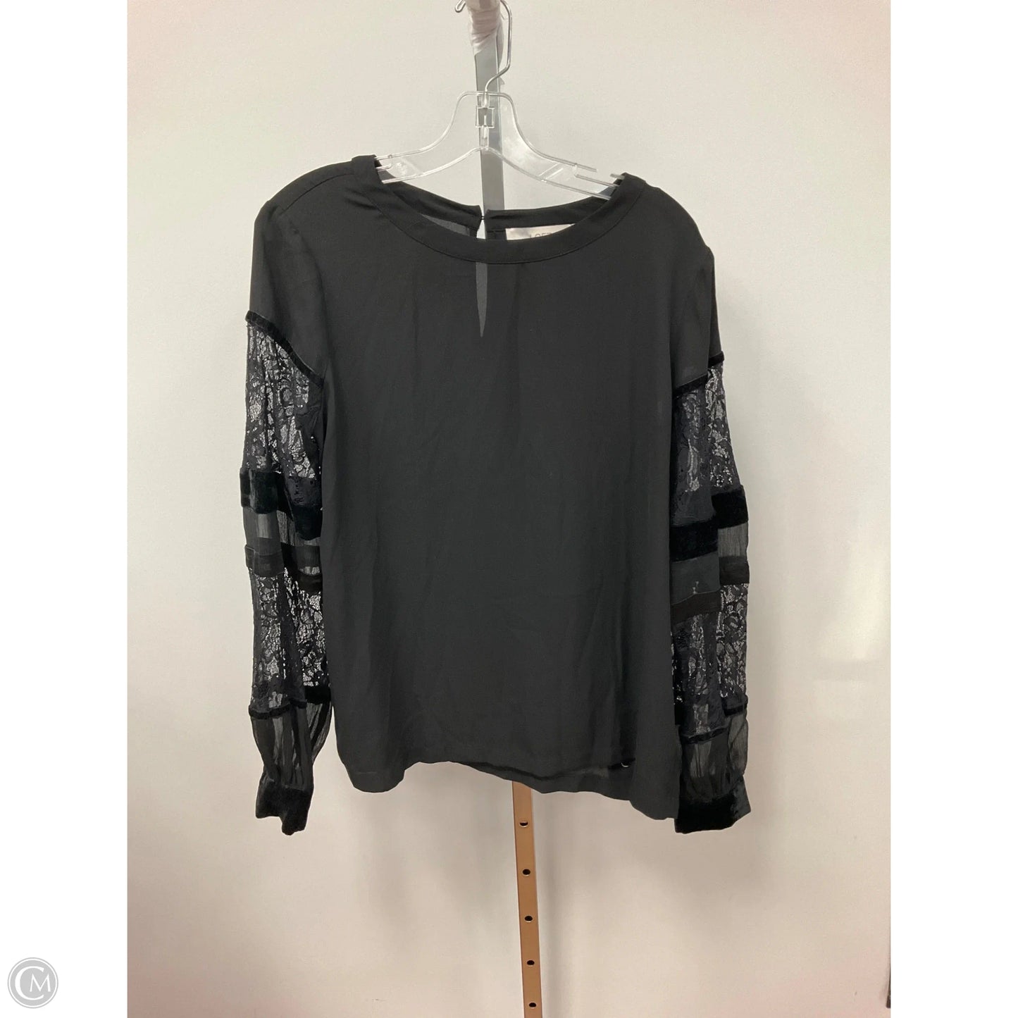 Top Long Sleeve By Loft In Black, Size: M