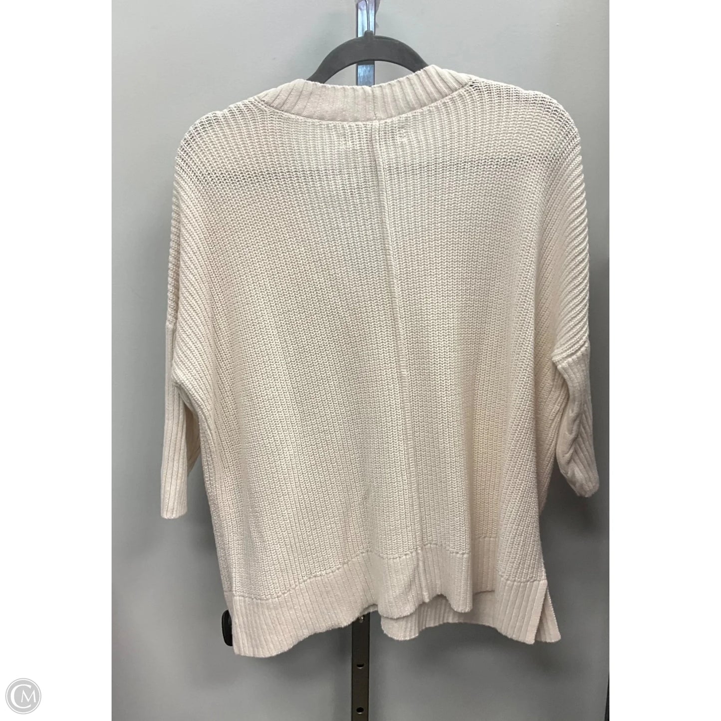 Sweater By Loft In Cream, Size: M