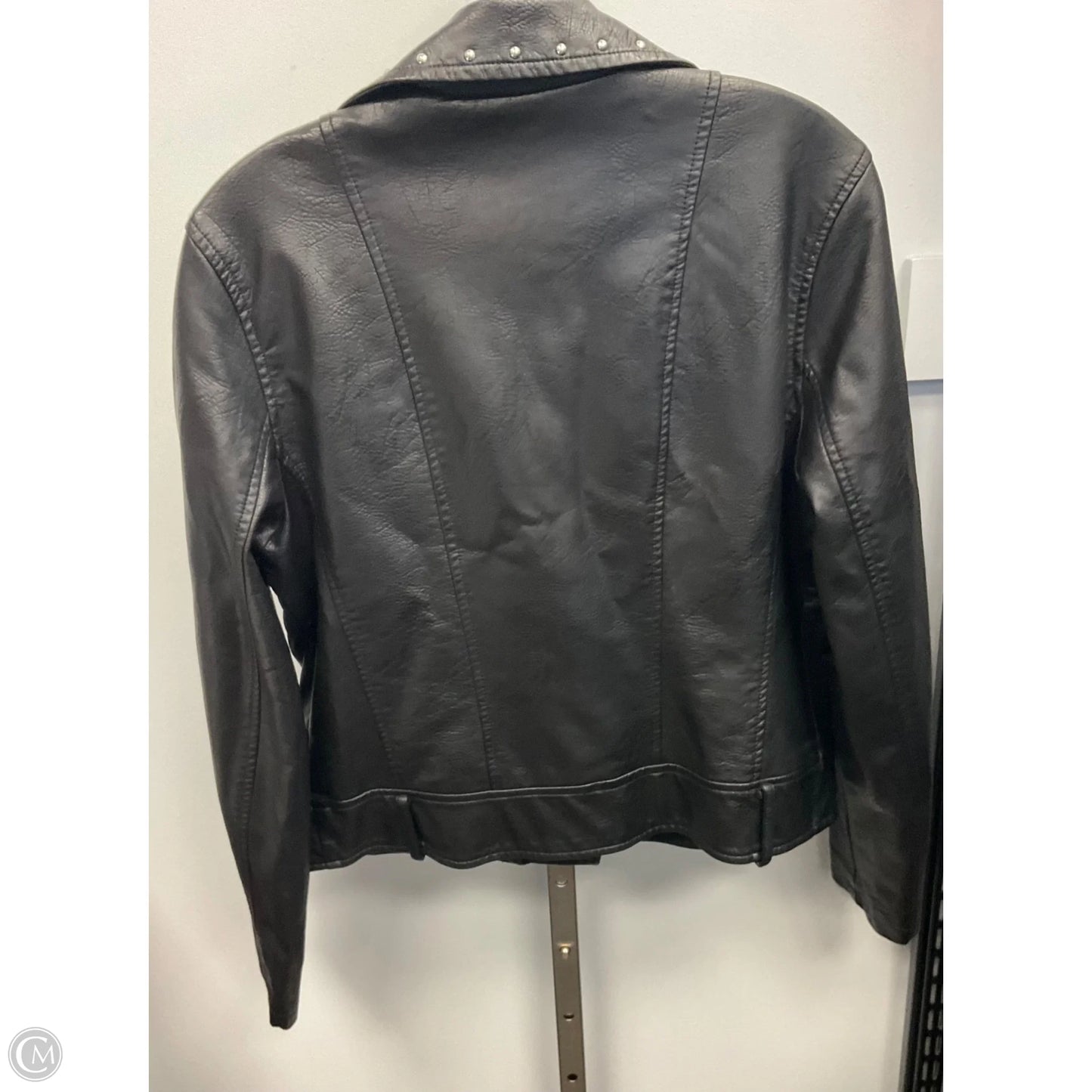 Jacket Moto By Cmc In Black, Size: L